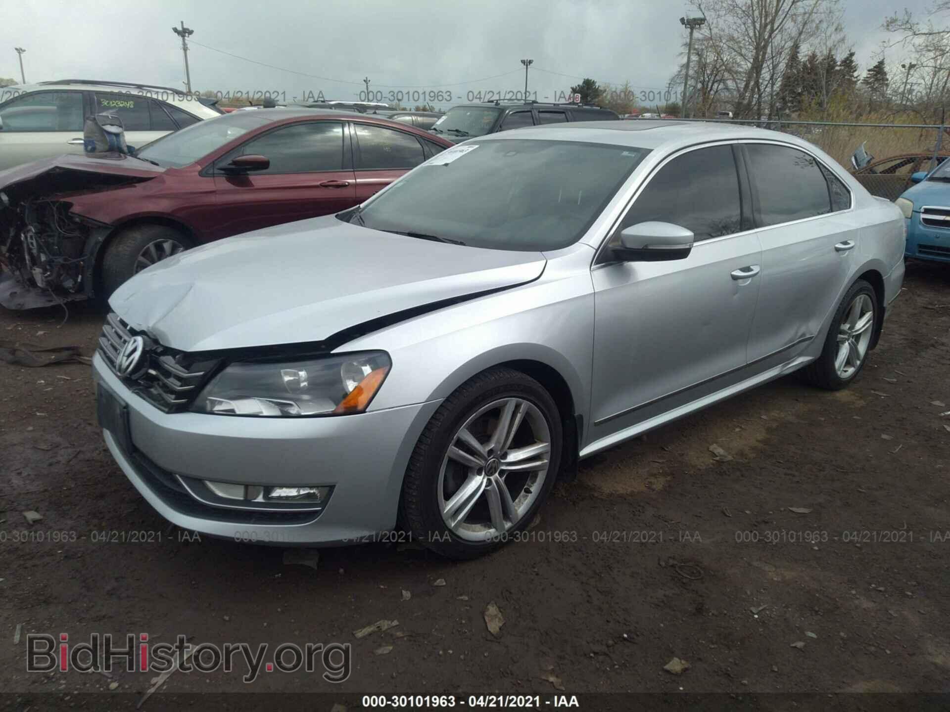 2014 VOLKSWAGEN PASSAT - VIN: 1VWCN7A36EC045978 - Фото 2