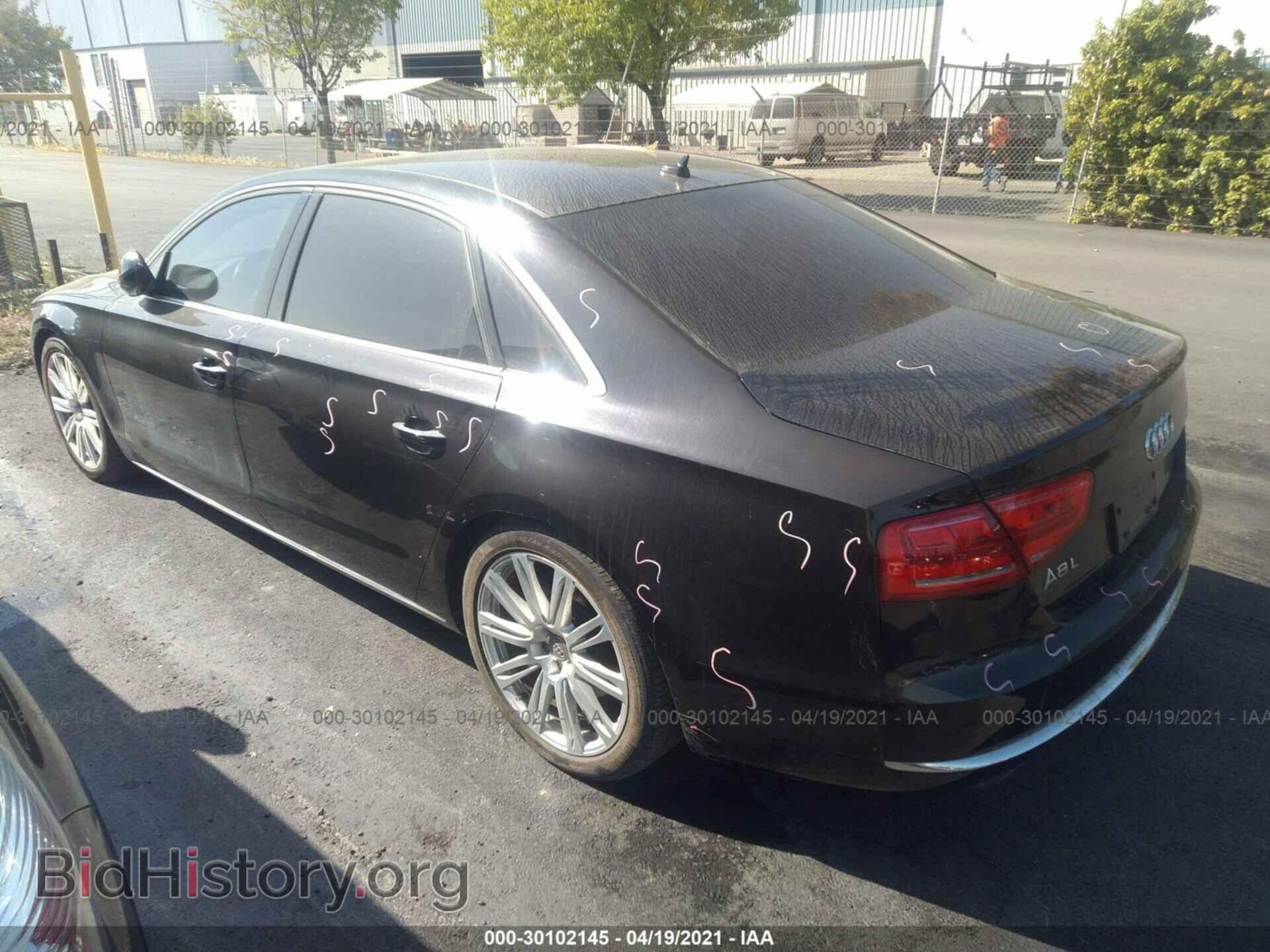 2013 AUDI A8 L - VIN: WAURGAFD1DN024414 - Фото 3