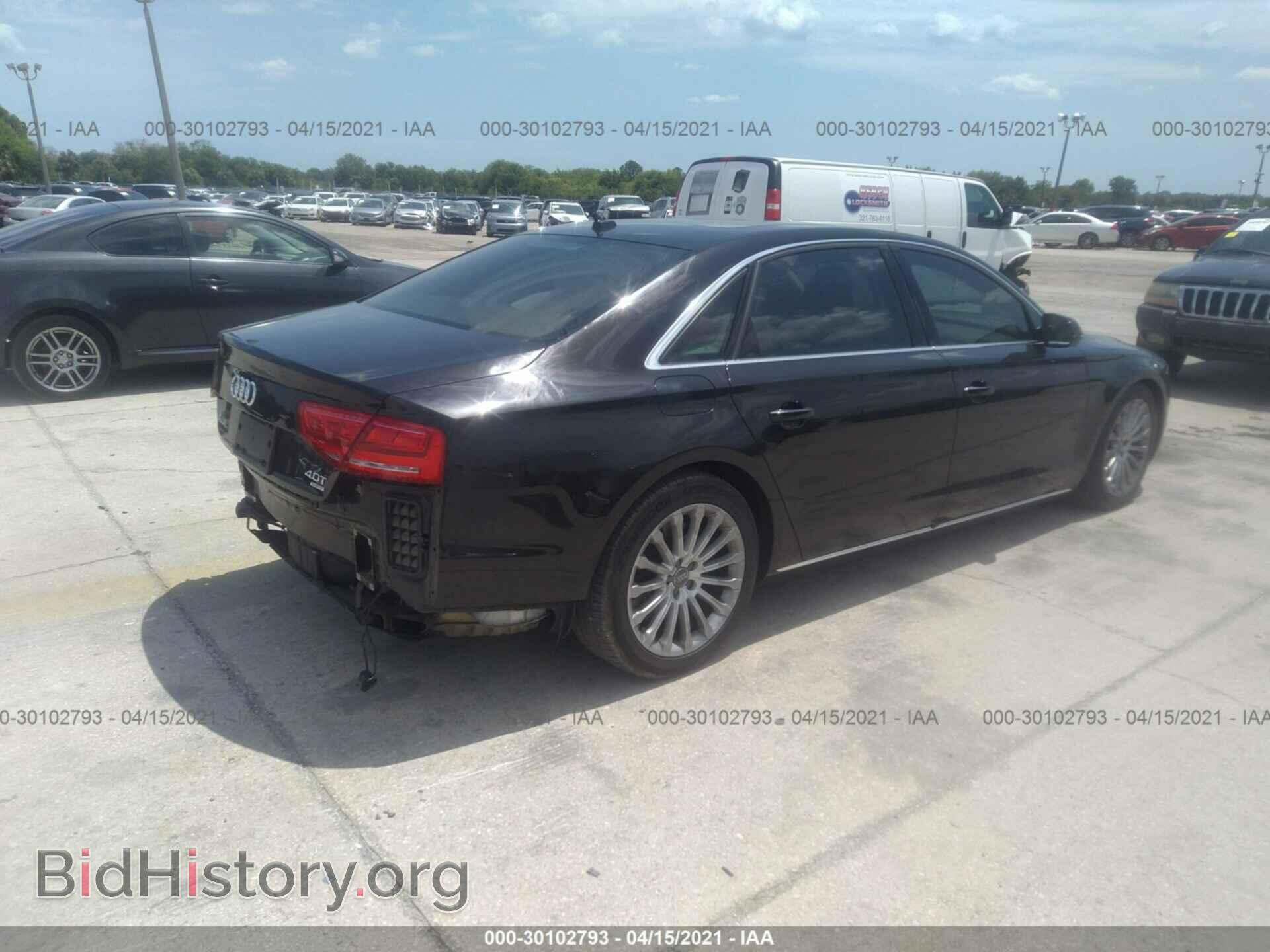 2013 AUDI A8 L - VIN: WAUR2AFD4DN010926 - Фото 4