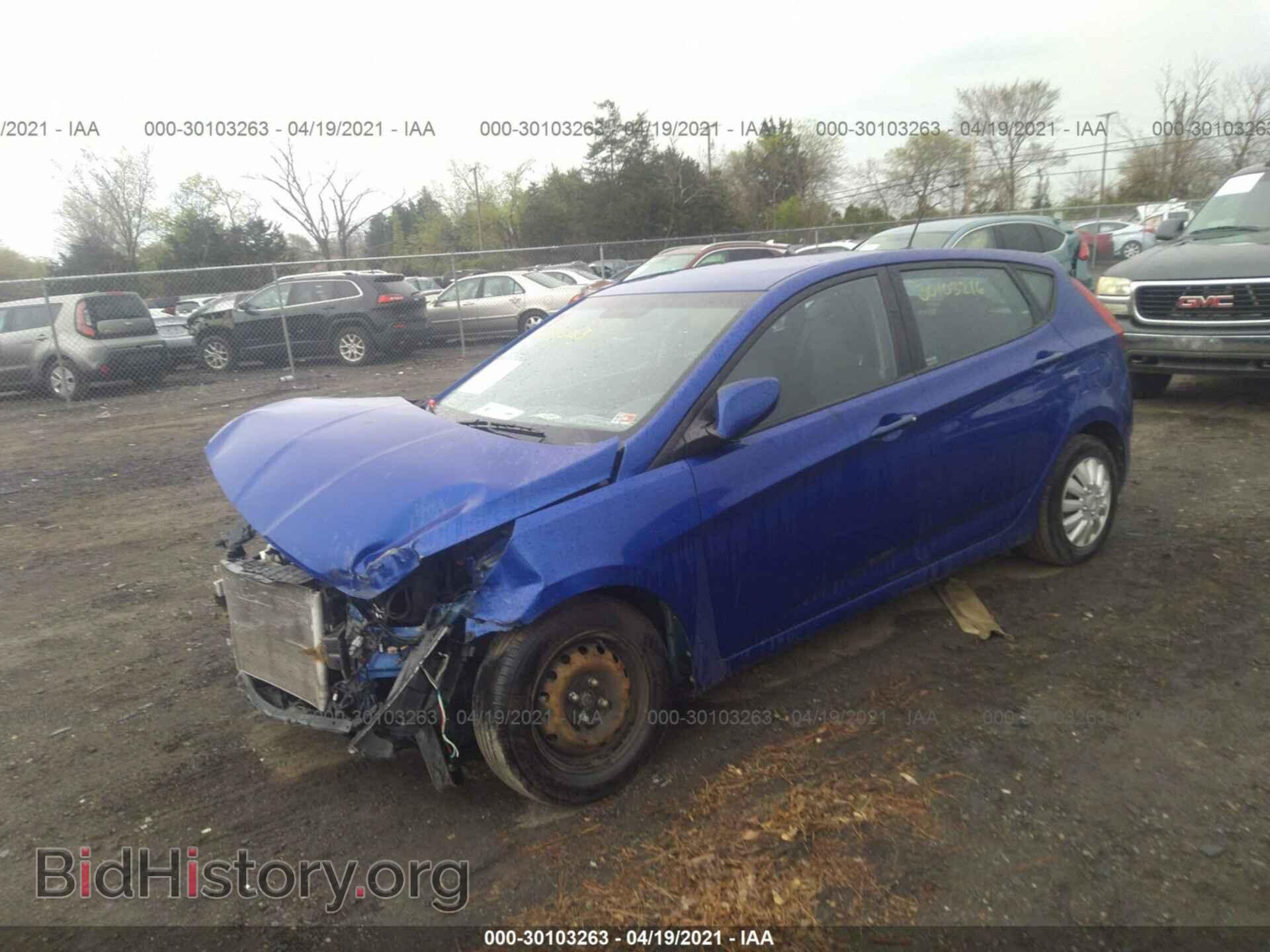 2013 HYUNDAI ACCENT - VIN: KMHCT5AE9DU114522 - Фото 2