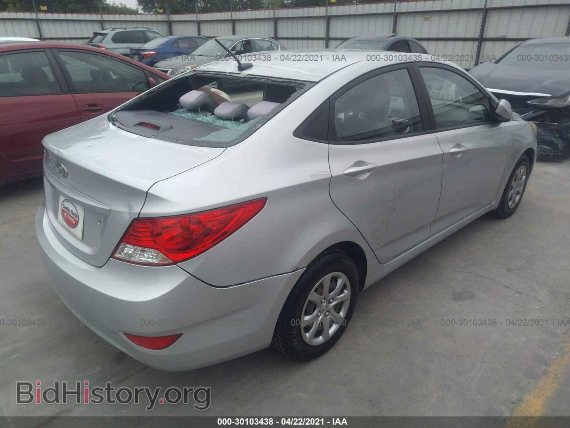 2014 HYUNDAI ACCENT - VIN: KMHCT4AE8EU635596 - Фото 4