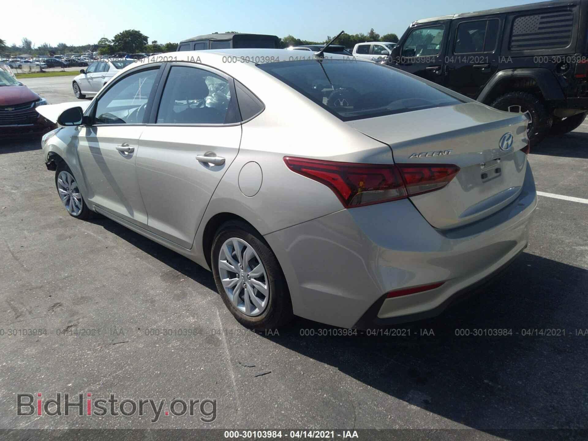 2020 HYUNDAI ACCENT - VIN: 3KPC24A67LE113473 - Фото 3