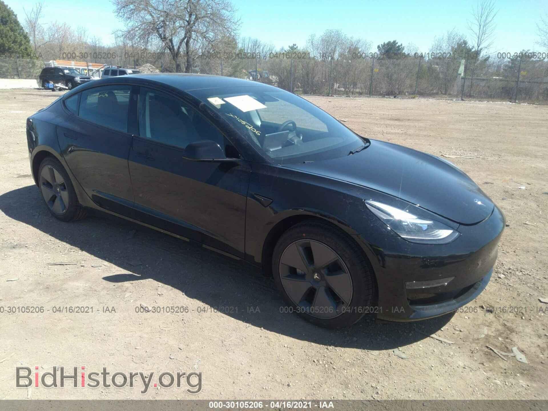 Photo 5YJ3E1EA3MF867146 - TESLA MODEL 3 2021
