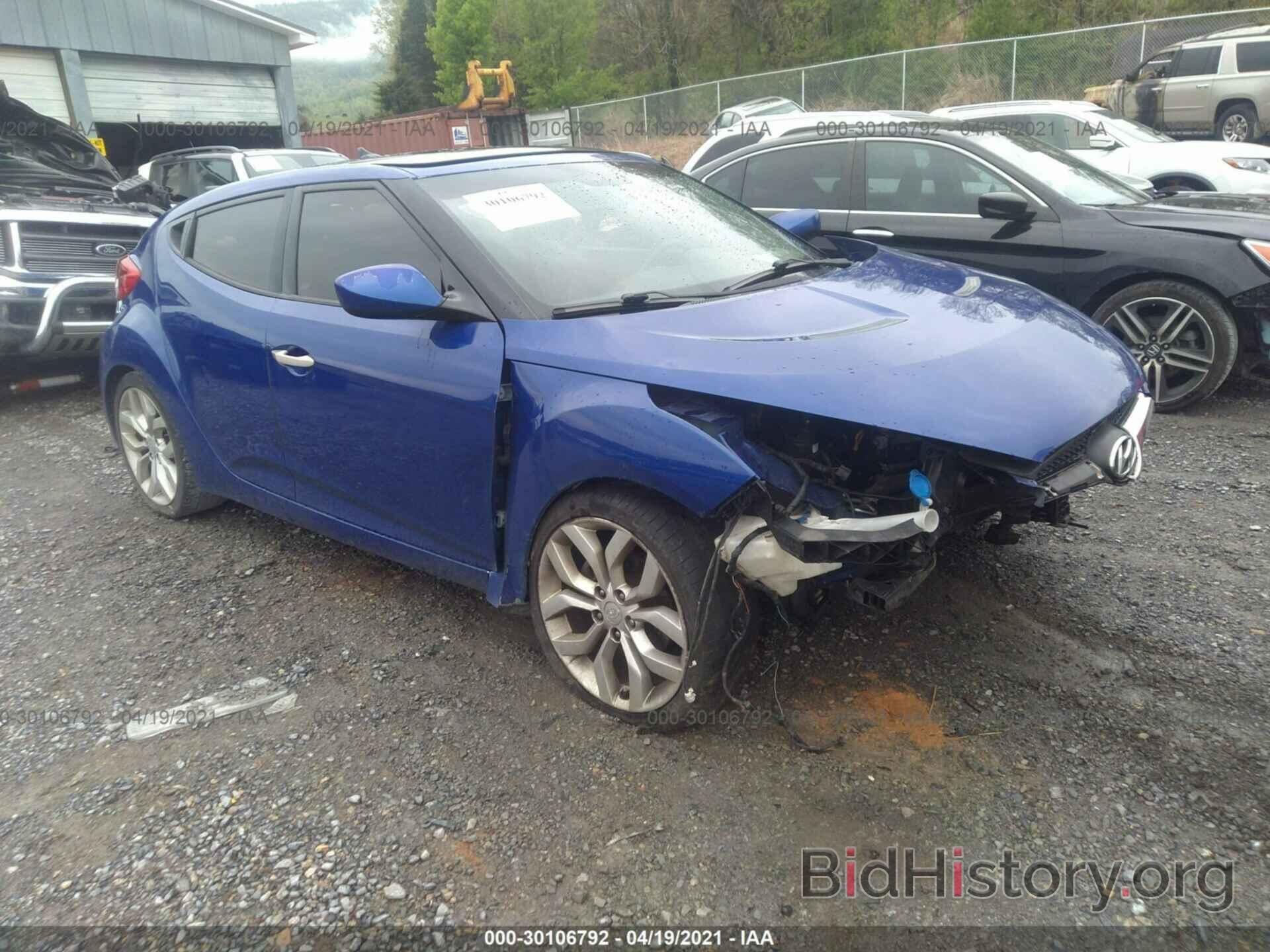 Photo KMHTC6AD2CU022910 - HYUNDAI VELOSTER 2012