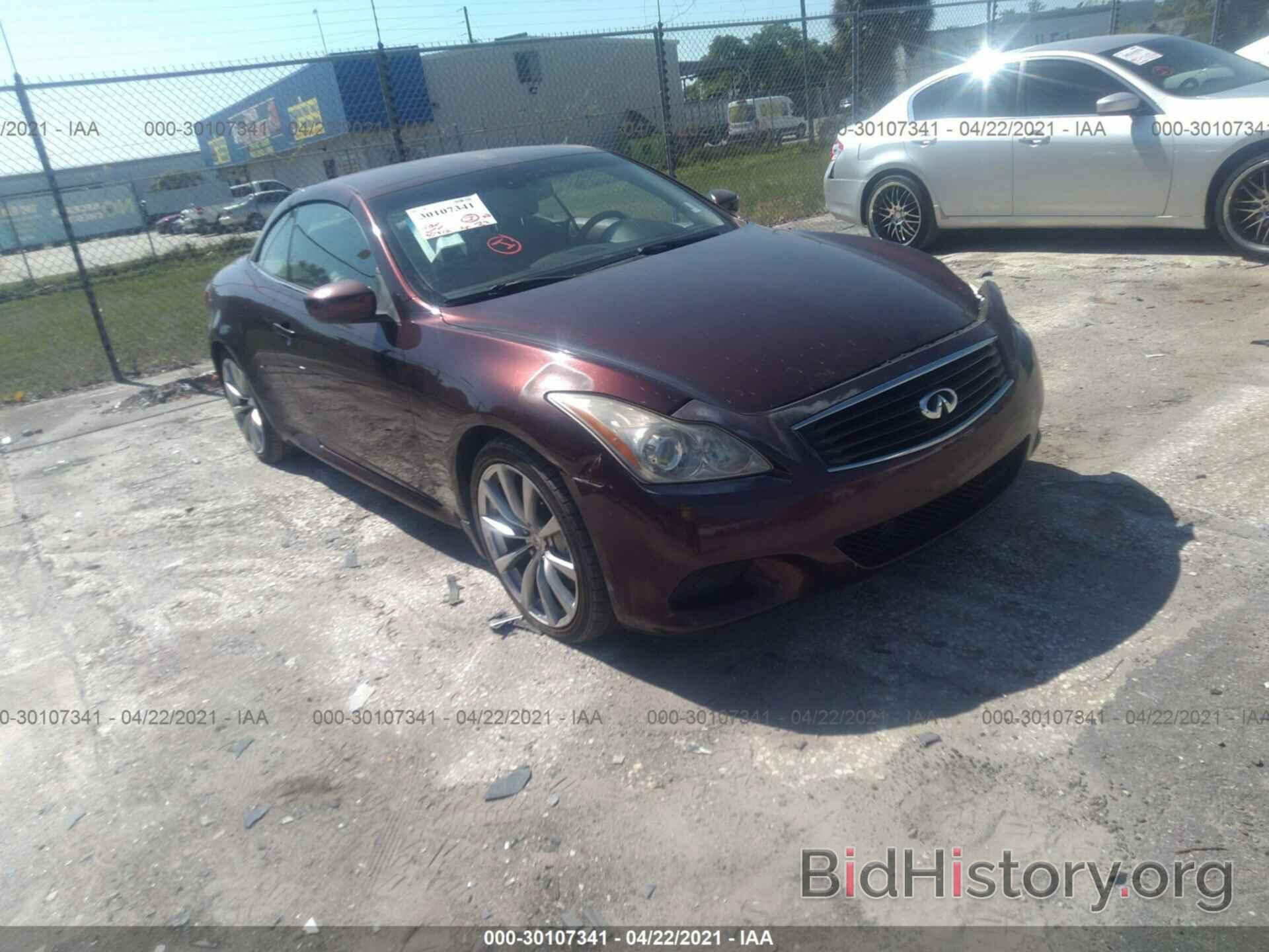 Photo JN1CV6FE6AM350850 - INFINITI G37 CONVERTIBLE 2010