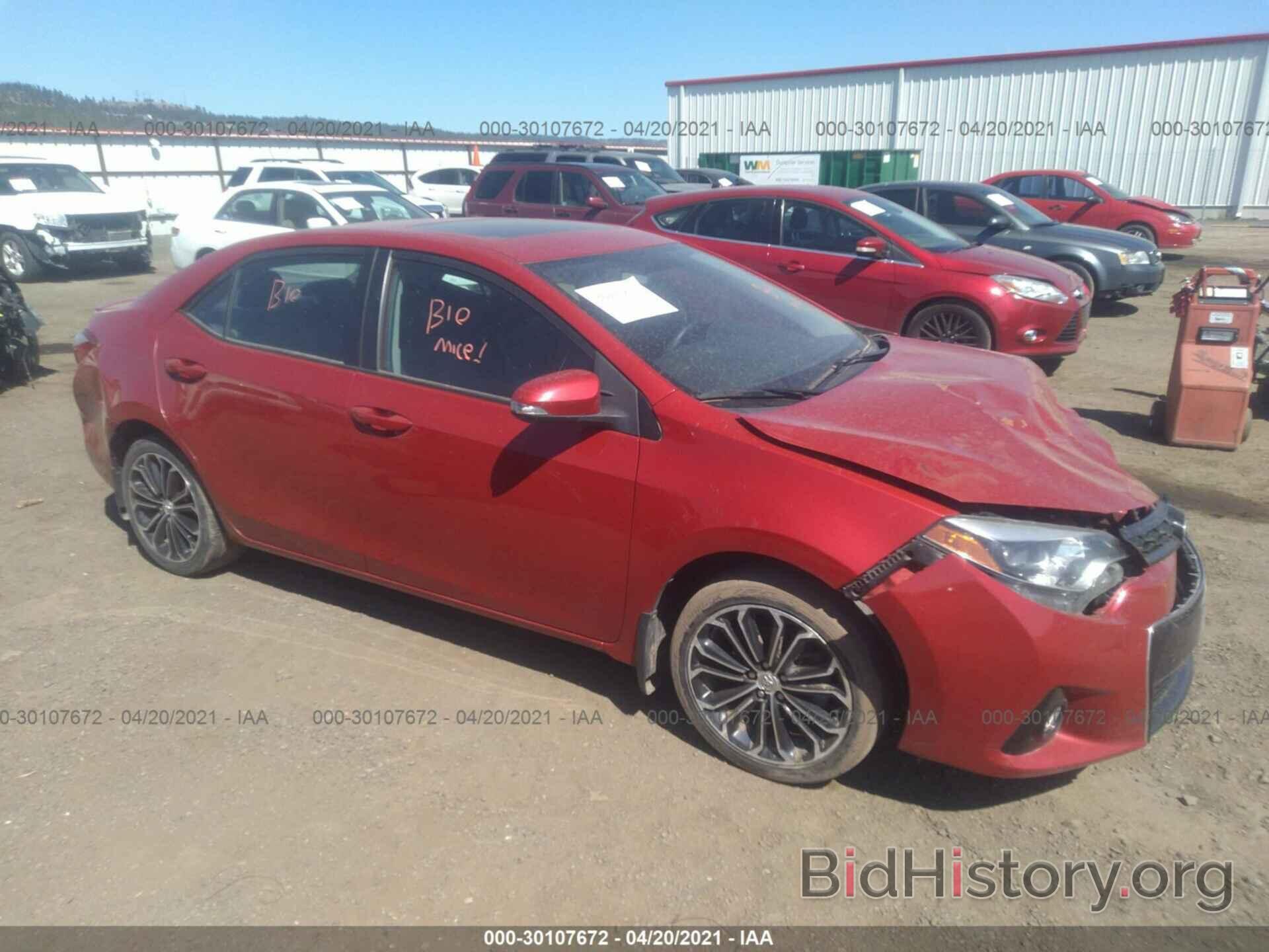 Photo 2T1BURHE6FC418921 - TOYOTA COROLLA 2015