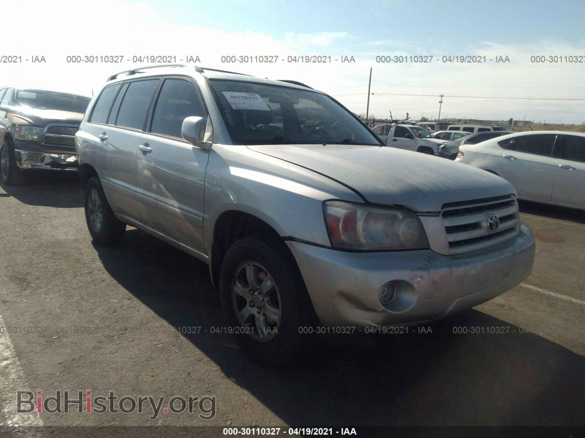 Фотография JTEEP21A260171504 - TOYOTA HIGHLANDER 2006