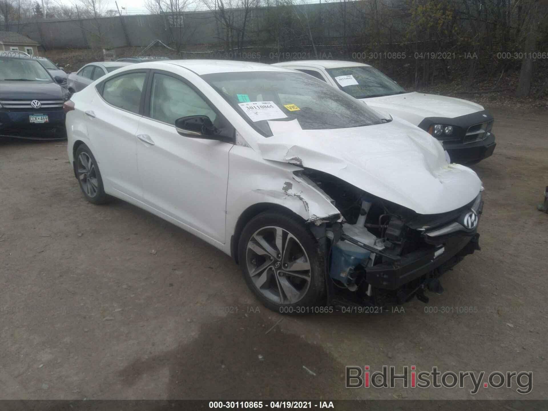 Photo 5NPDH4AE5EH520586 - HYUNDAI ELANTRA 2014