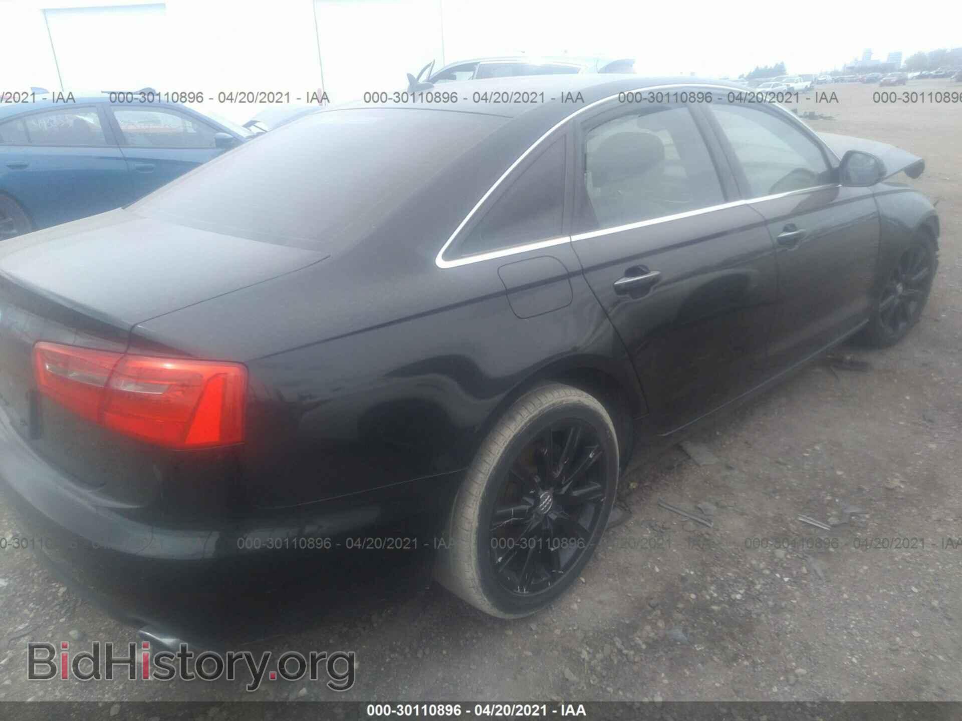 2013 AUDI A6 - VIN: WAUGFAFC4DN039605 - Фото 4