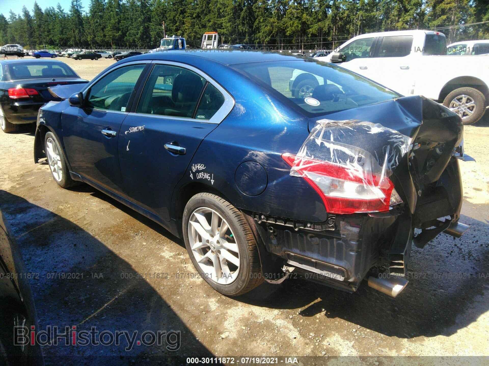 2011 NISSAN MAXIMA - VIN: 1N4AA5AP8BC828167 - Фото 3