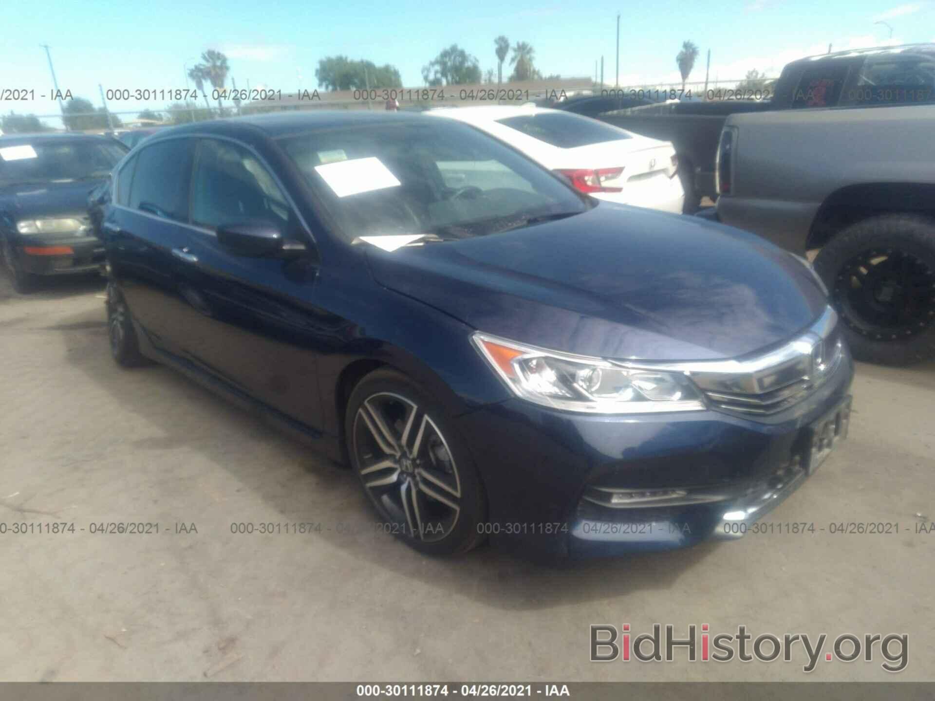 Photo 1HGCR2F56GA216748 - HONDA ACCORD SEDAN 2016