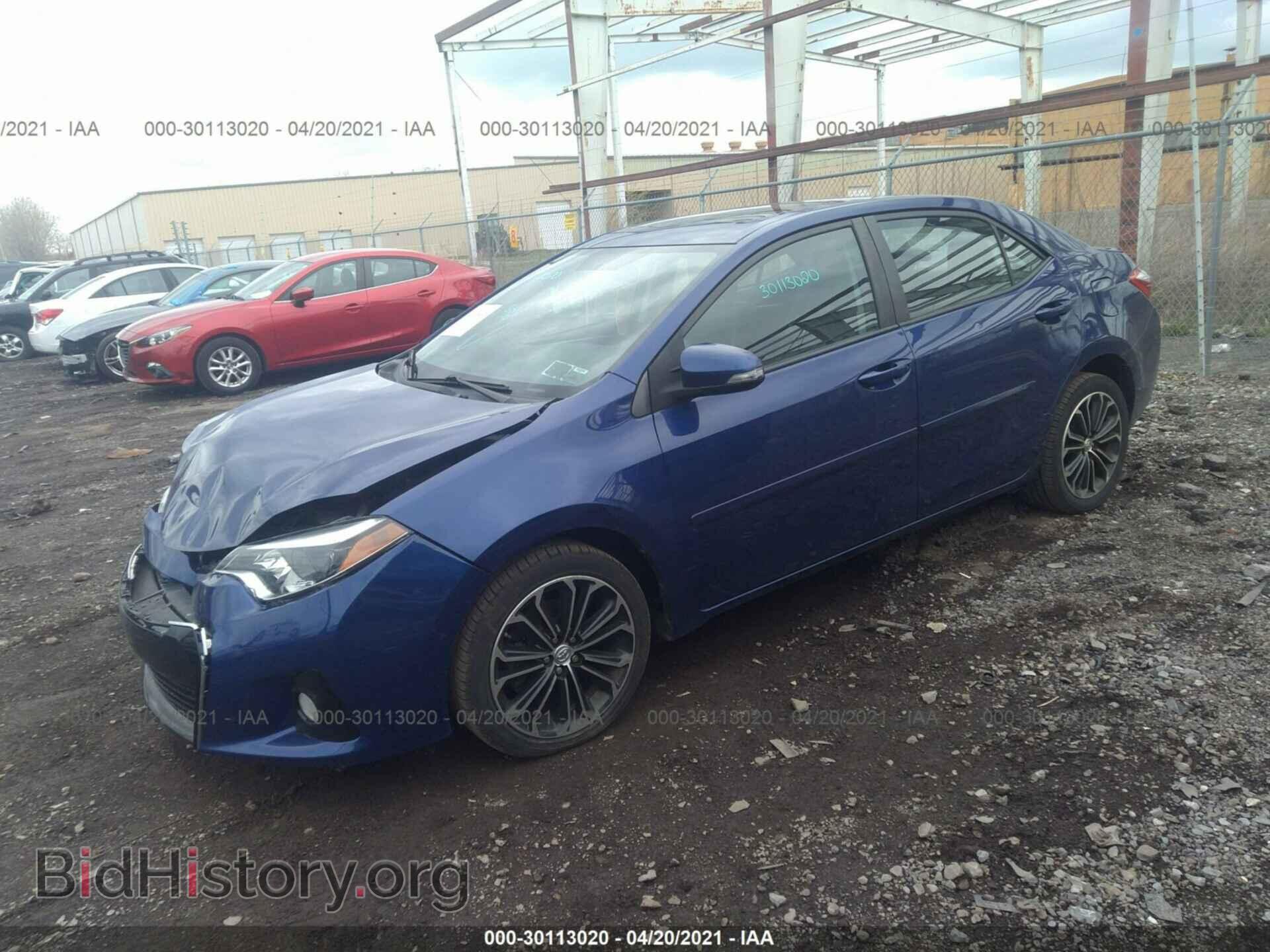 2014 TOYOTA COROLLA - VIN: 2T1BURHE9EC167570 - Фото 2