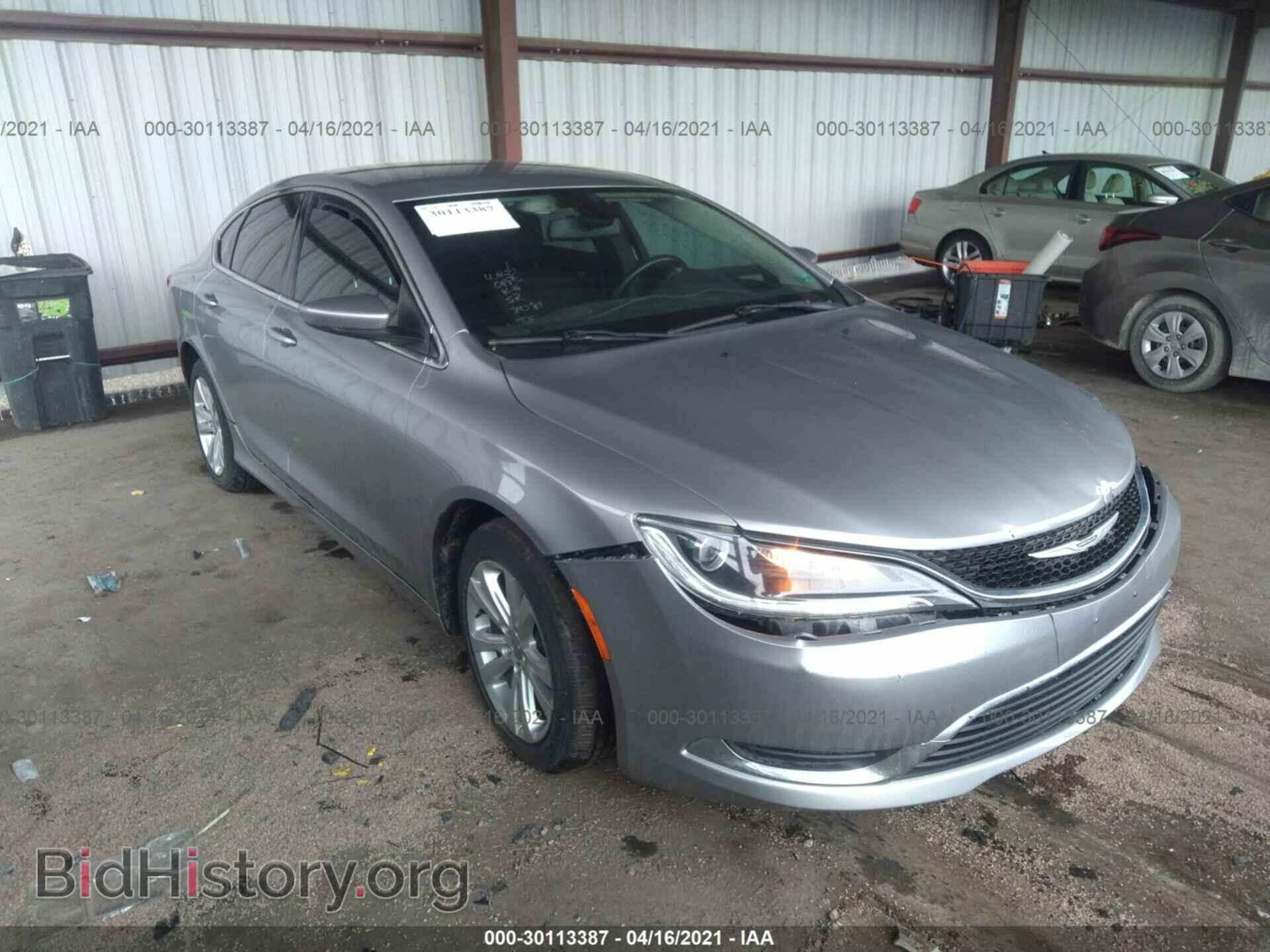 Photo 1C3CCCABXFN608081 - CHRYSLER 200 2015