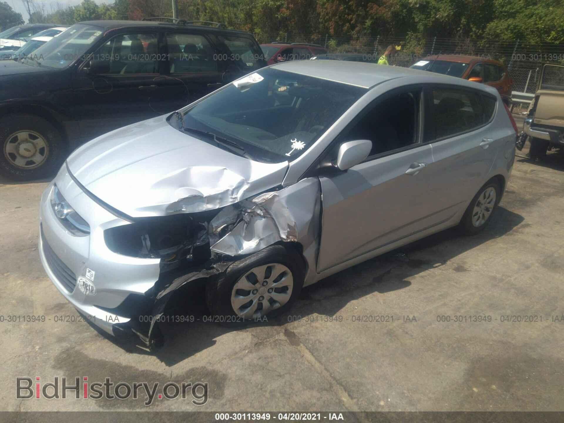 2016 HYUNDAI ACCENT - VIN: KMHCT5AE2GU285357 - Фото 2