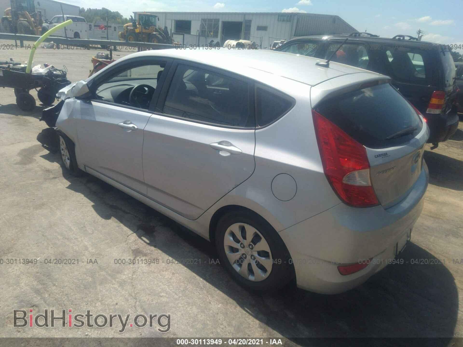 2016 HYUNDAI ACCENT - VIN: KMHCT5AE2GU285357 - Фото 3
