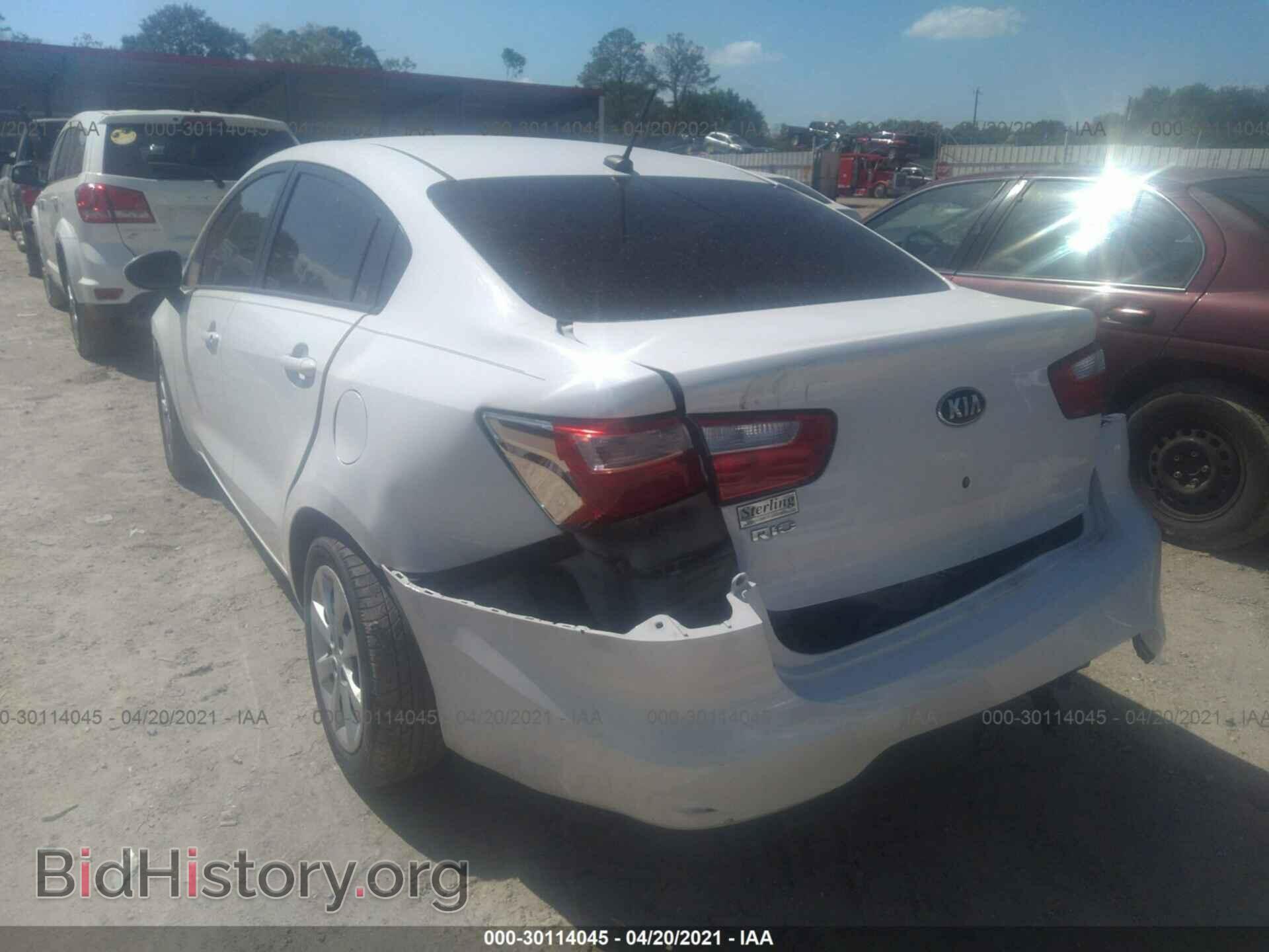 2016 KIA RIO - VIN: KNADM4A39G6608089 - Фото 3