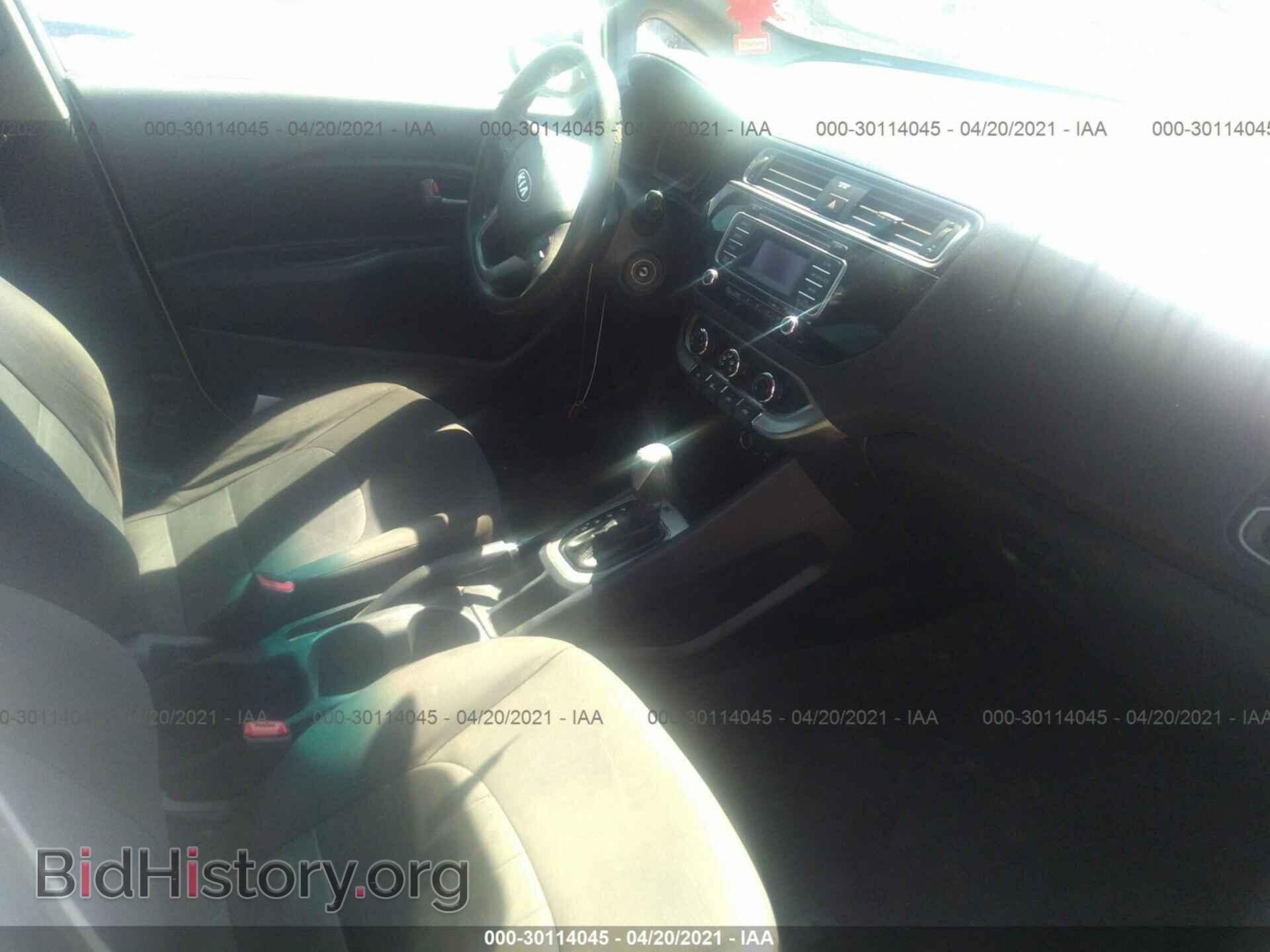 2016 KIA RIO - VIN: KNADM4A39G6608089 - Фото 5