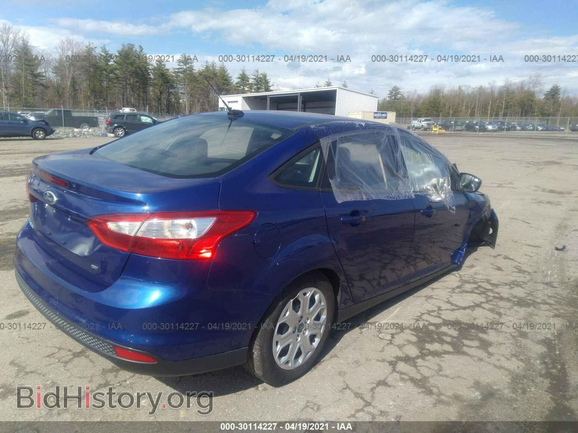 2012 FORD FOCUS - VIN: 1FAHP3F2XCL223910 - Фото 4