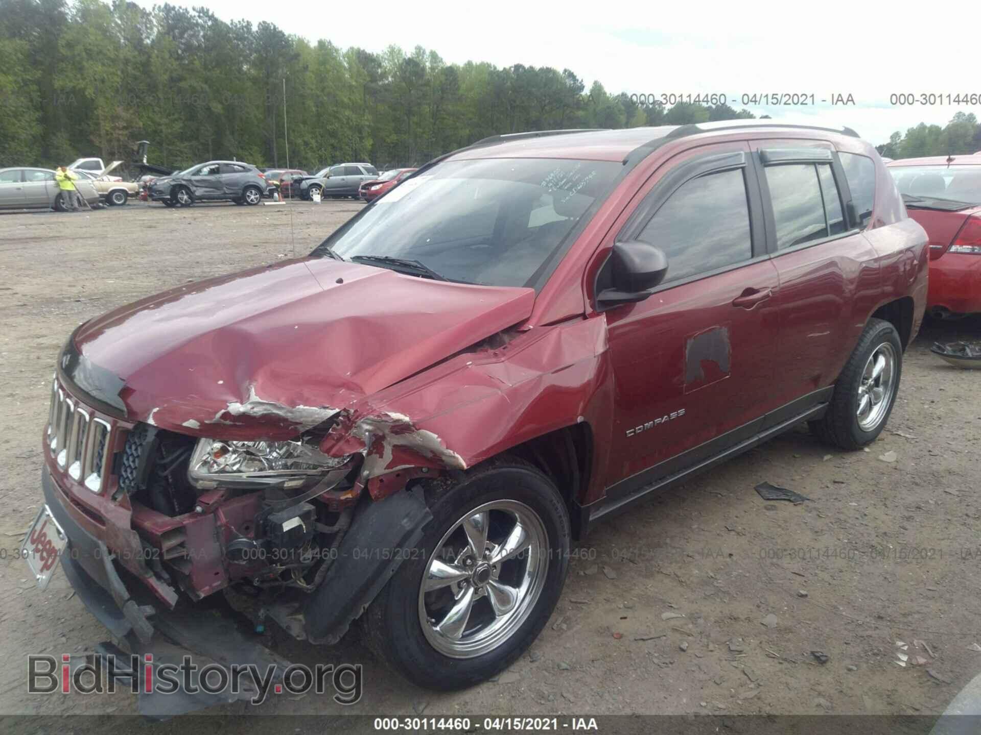2012 JEEP COMPASS - VIN: 1C4NJCBA4CD665748 - Фото 2