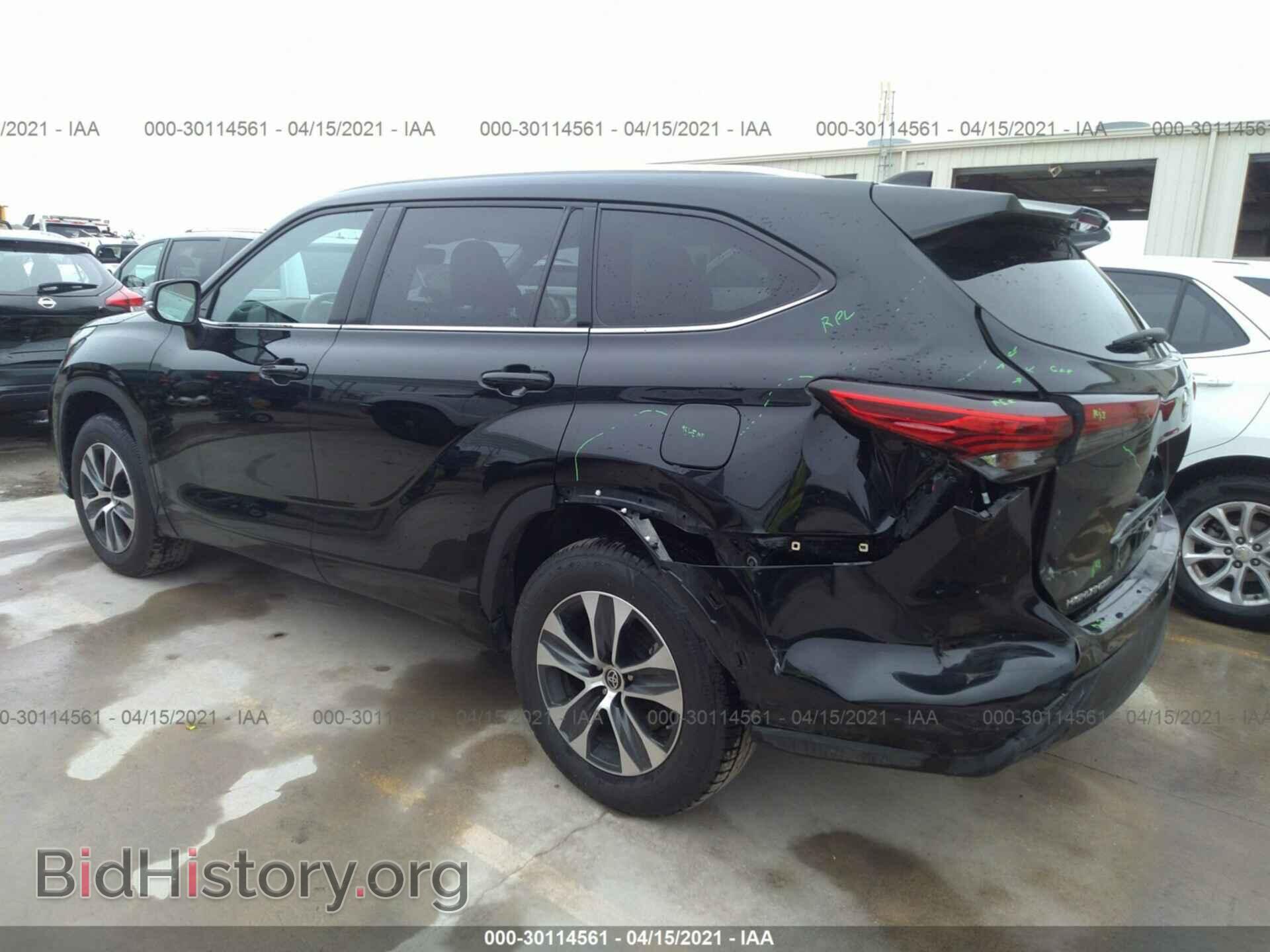 2020 TOYOTA HIGHLANDER - VIN: 5TDGZRAH0LS501937 - Фото 3