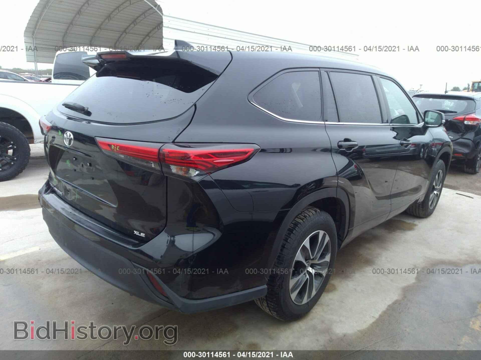 2020 TOYOTA HIGHLANDER - VIN: 5TDGZRAH0LS501937 - Фото 4