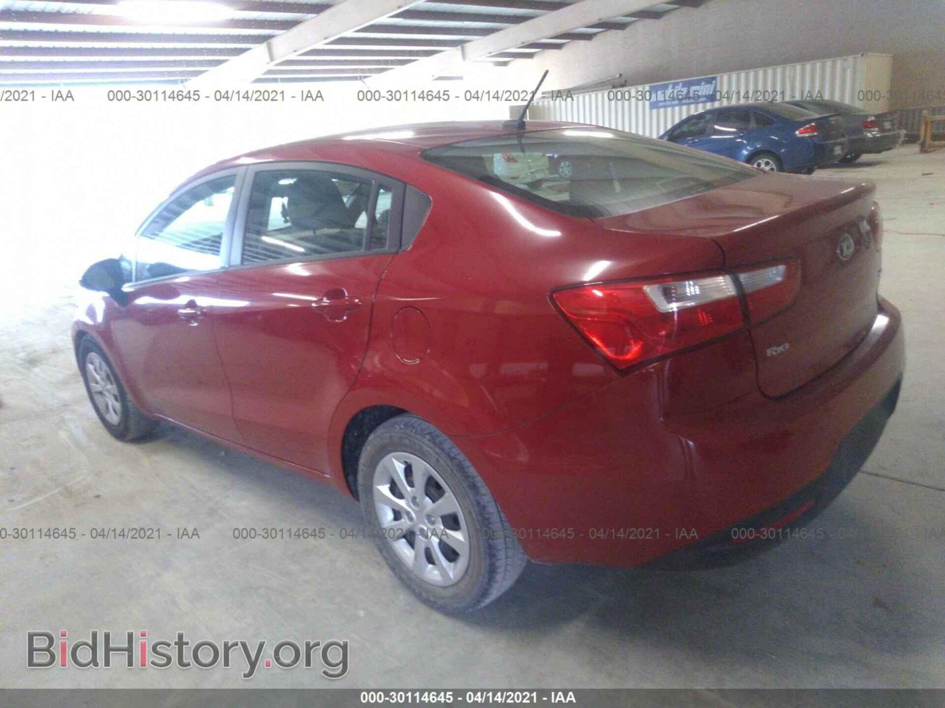 2014 KIA RIO - VIN: KNADM4A31E6350972 - Фото 3