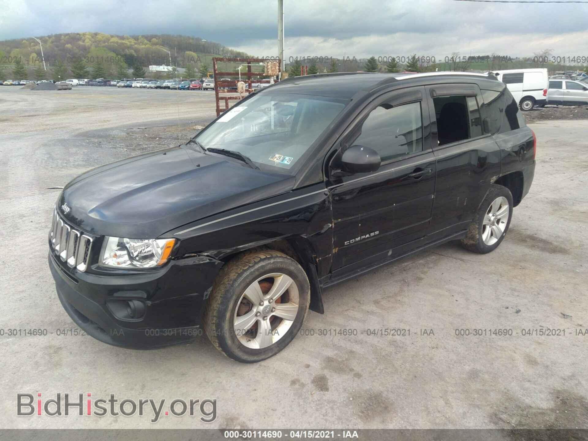 2012 JEEP COMPASS - VIN: 1C4NJDBB2CD514597 - Фото 2