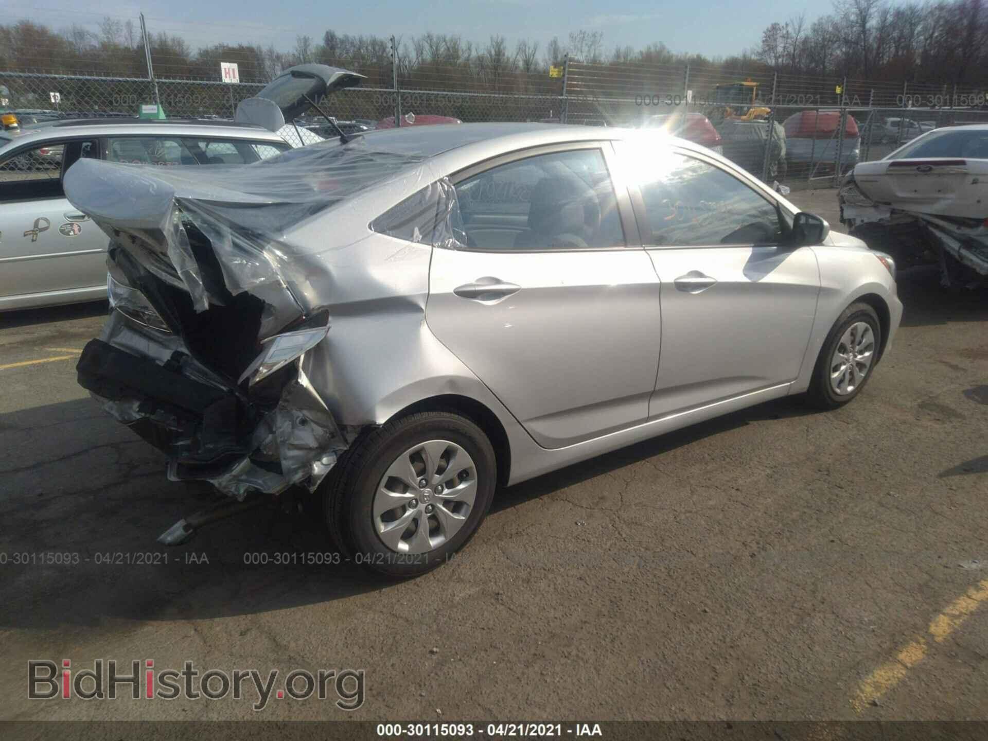 2016 HYUNDAI ACCENT - VIN: KMHCT4AE1GU013537 - Фото 4