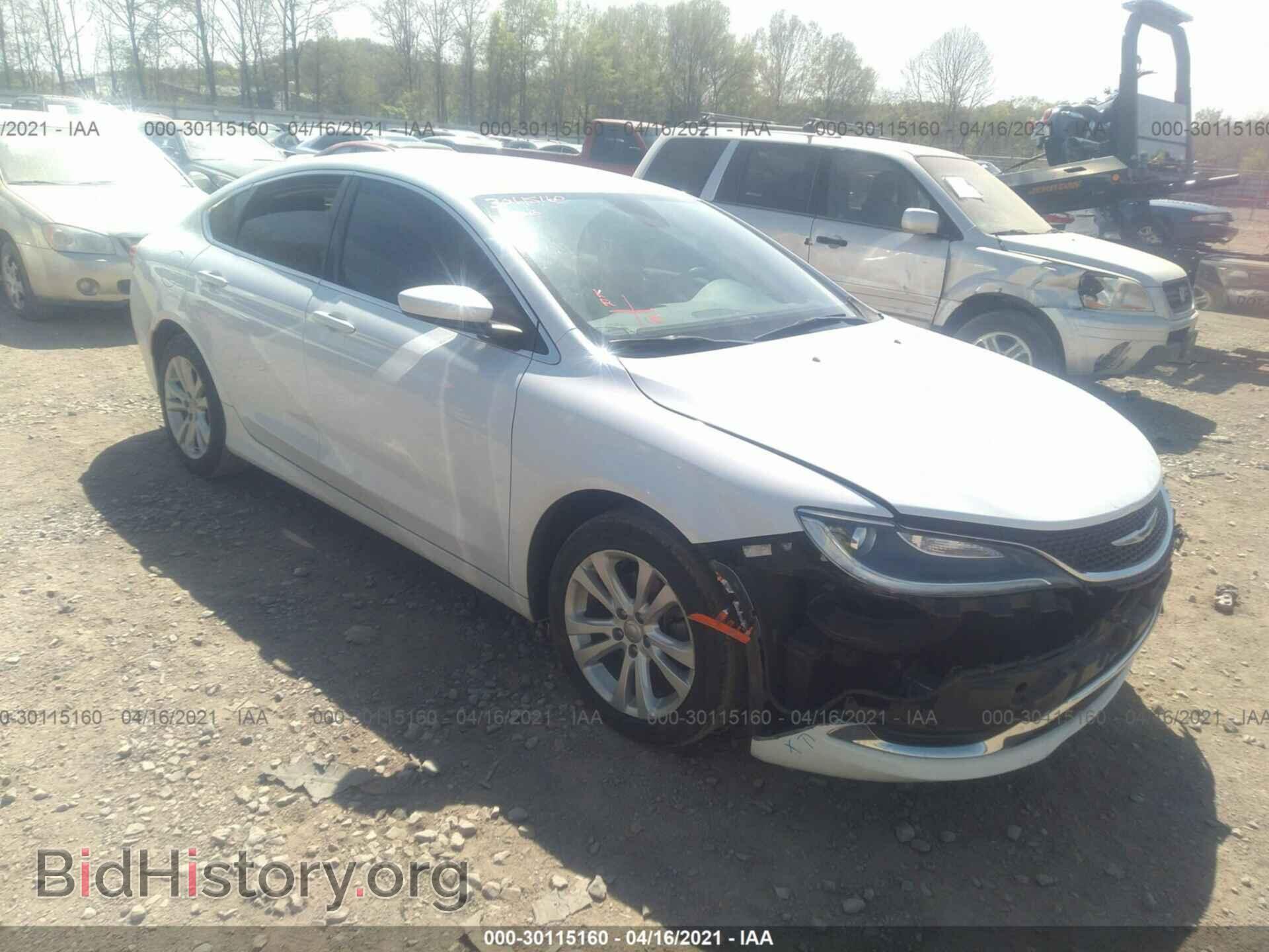 Фотография 1C3CCCAB7GN133698 - CHRYSLER 200 2016