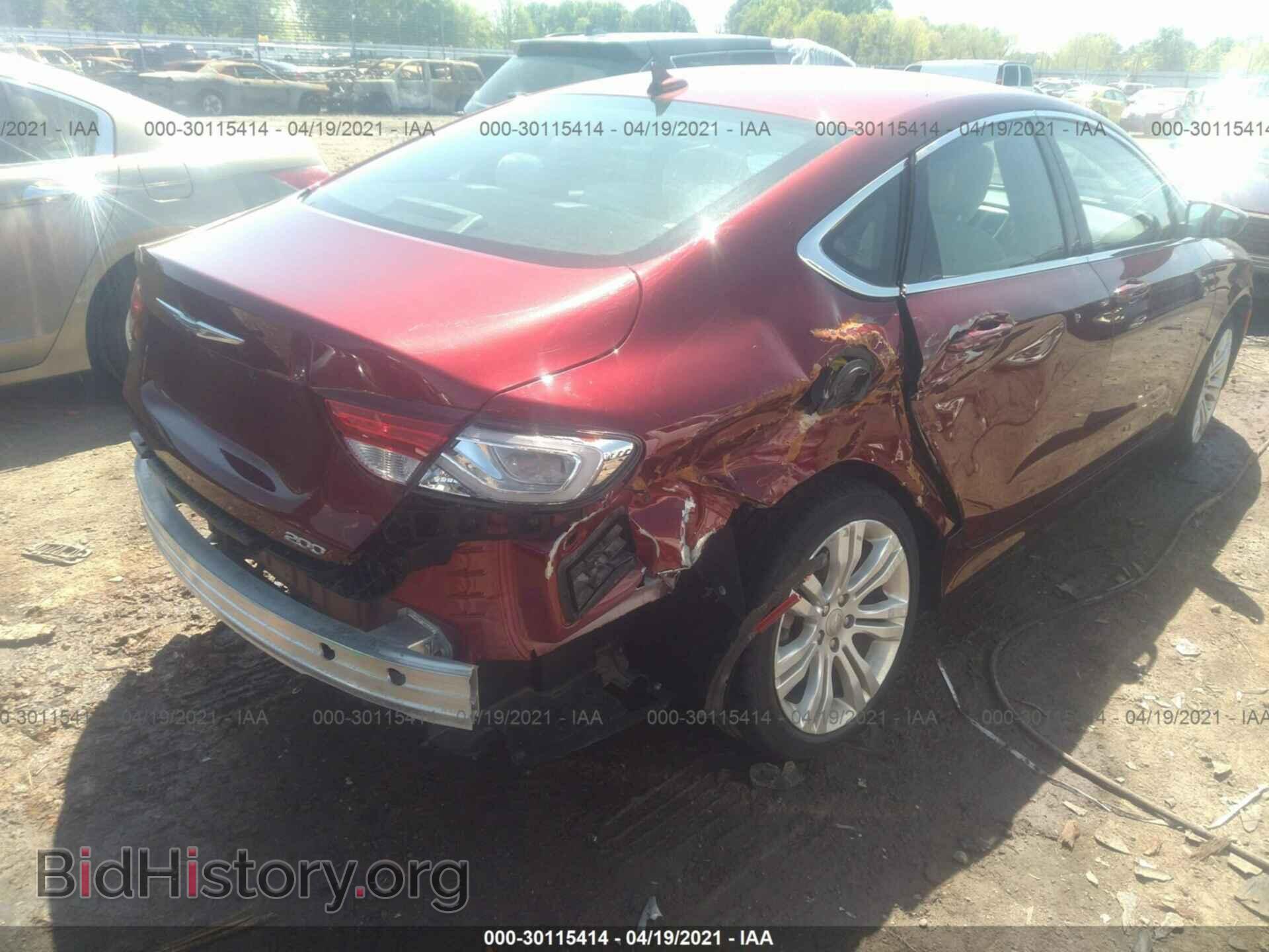 2015 CHRYSLER 200 - VIN: 1C3CCCABXFN686571 - Фото 4