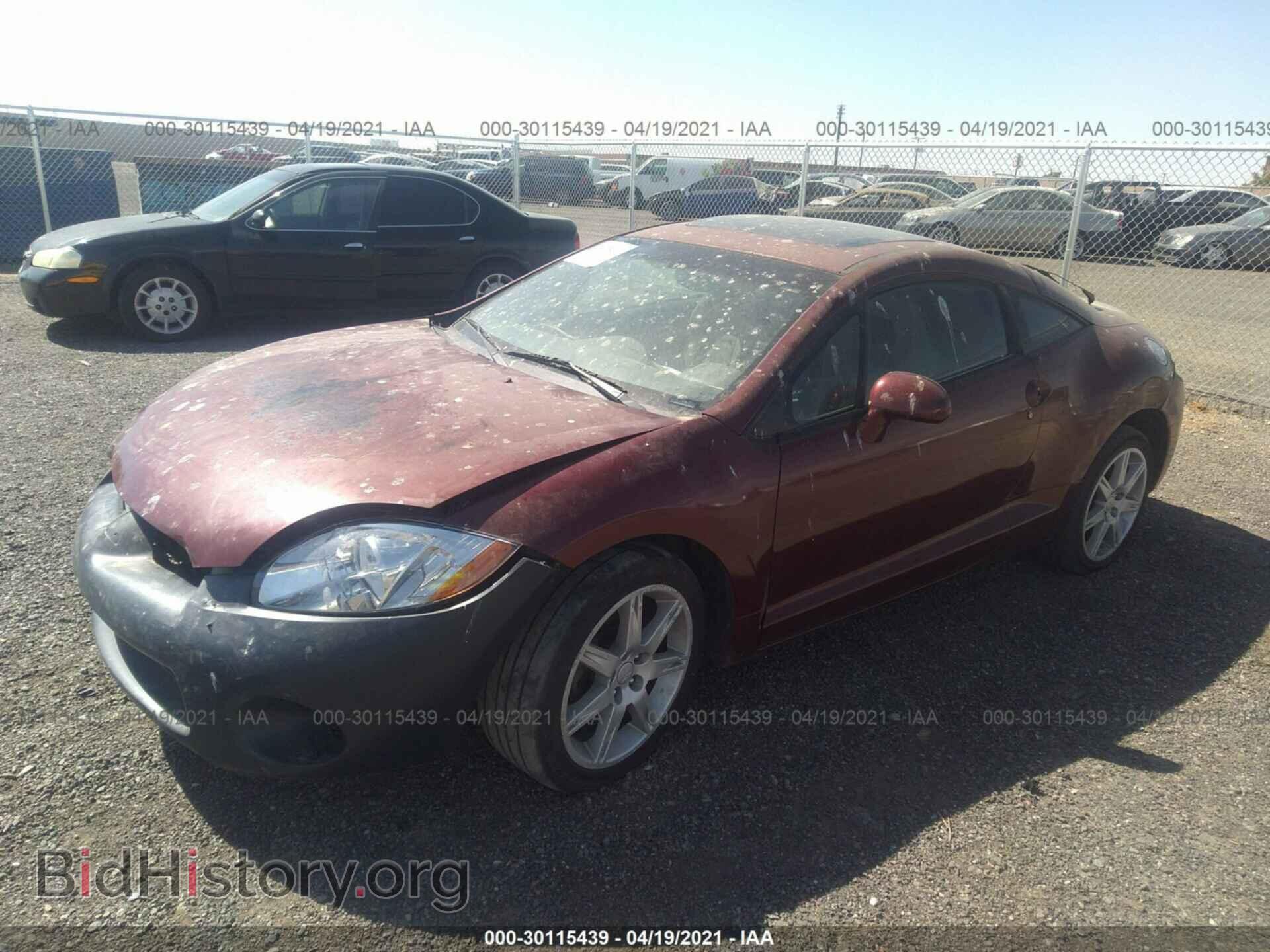 2006 MITSUBISHI ECLIPSE - VIN: 4A3AK34T36E006338 - Фото 2