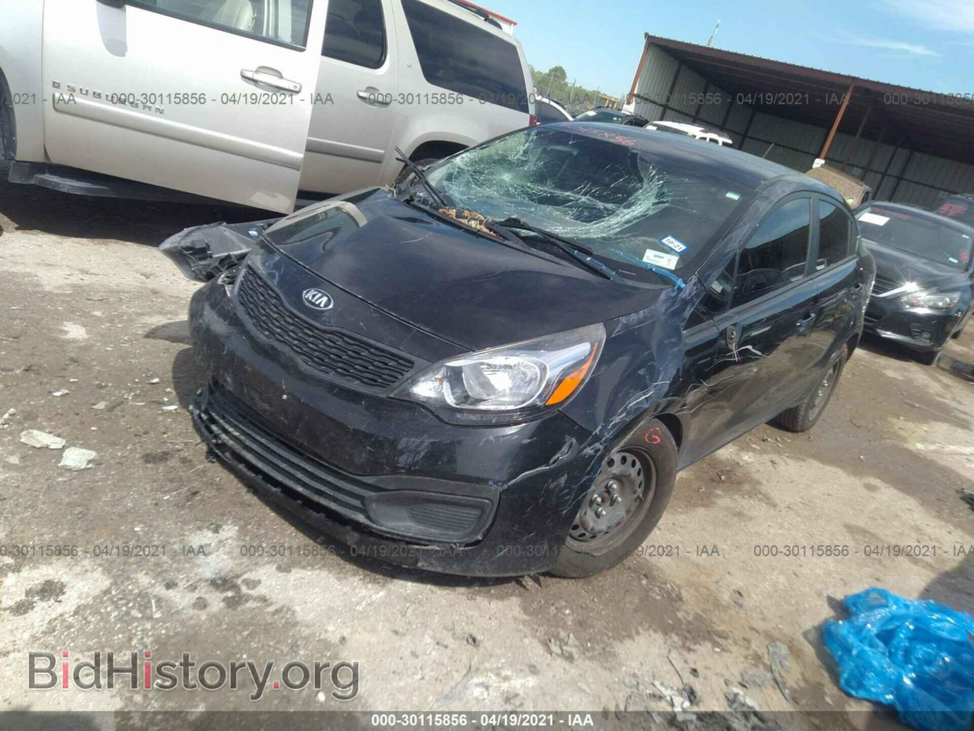 2014 KIA RIO - VIN: KNADM4A38E6323543 - Фото 2