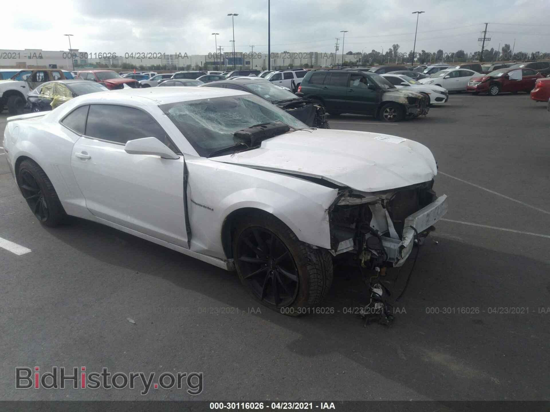 Photo 2G1FB1E35E9319221 - CHEVROLET CAMARO 2014