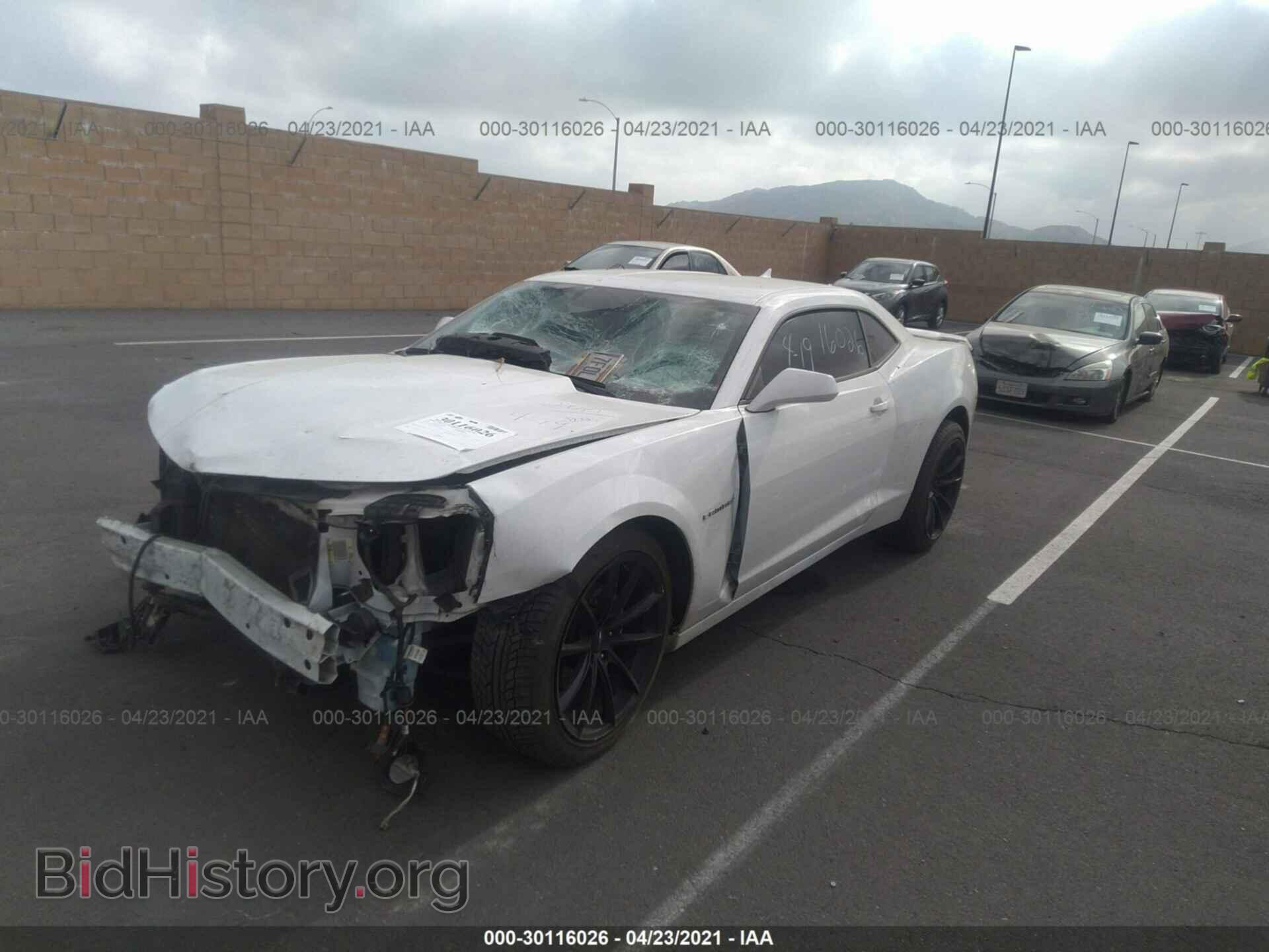 2014 CHEVROLET CAMARO - VIN: 2G1FB1E35E9319221 - Фото 2