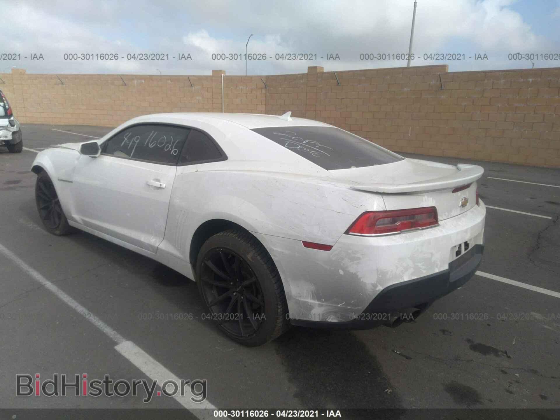 2014 CHEVROLET CAMARO - VIN: 2G1FB1E35E9319221 - Фото 3