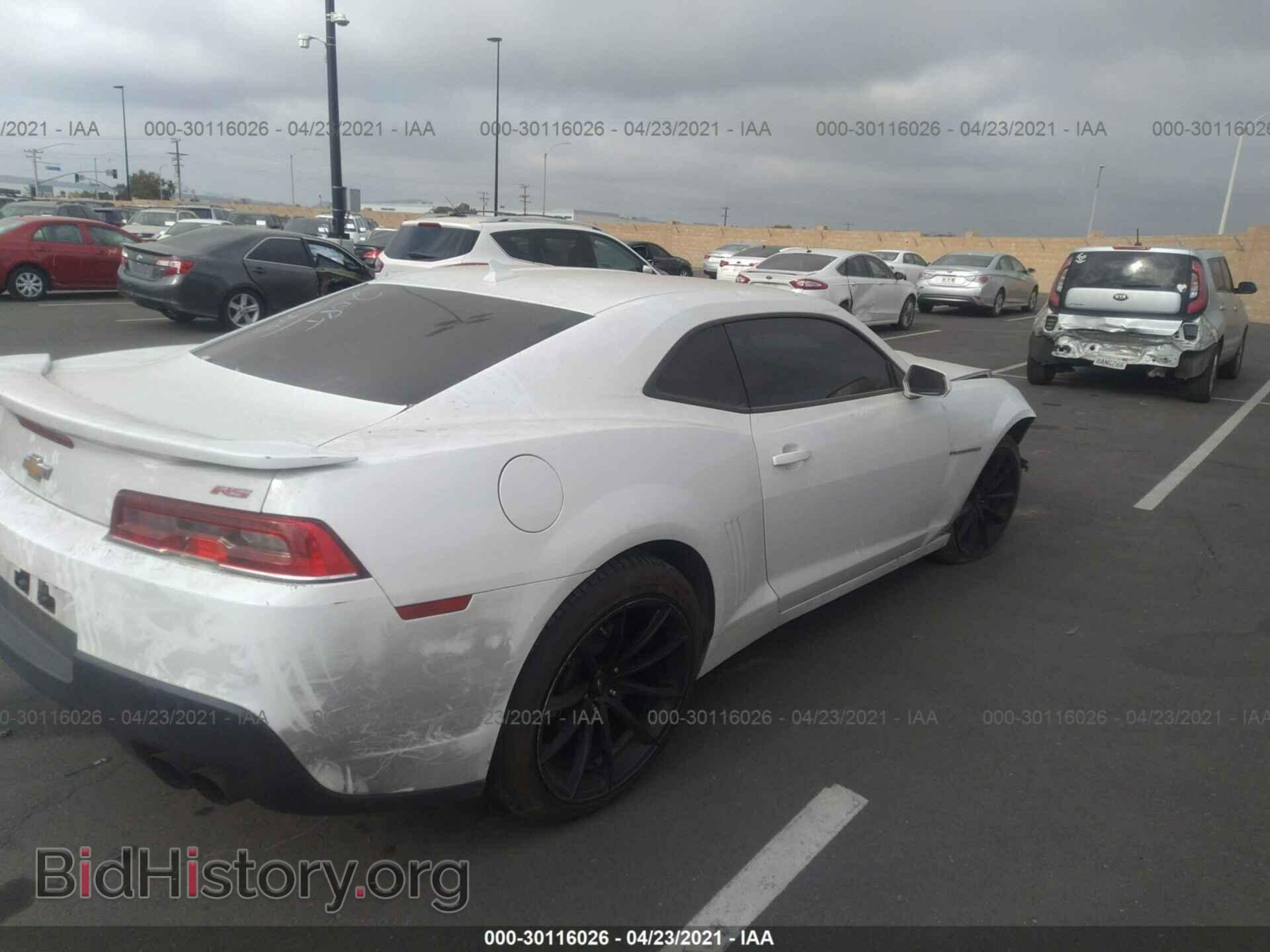 2014 CHEVROLET CAMARO - VIN: 2G1FB1E35E9319221 - Фото 4