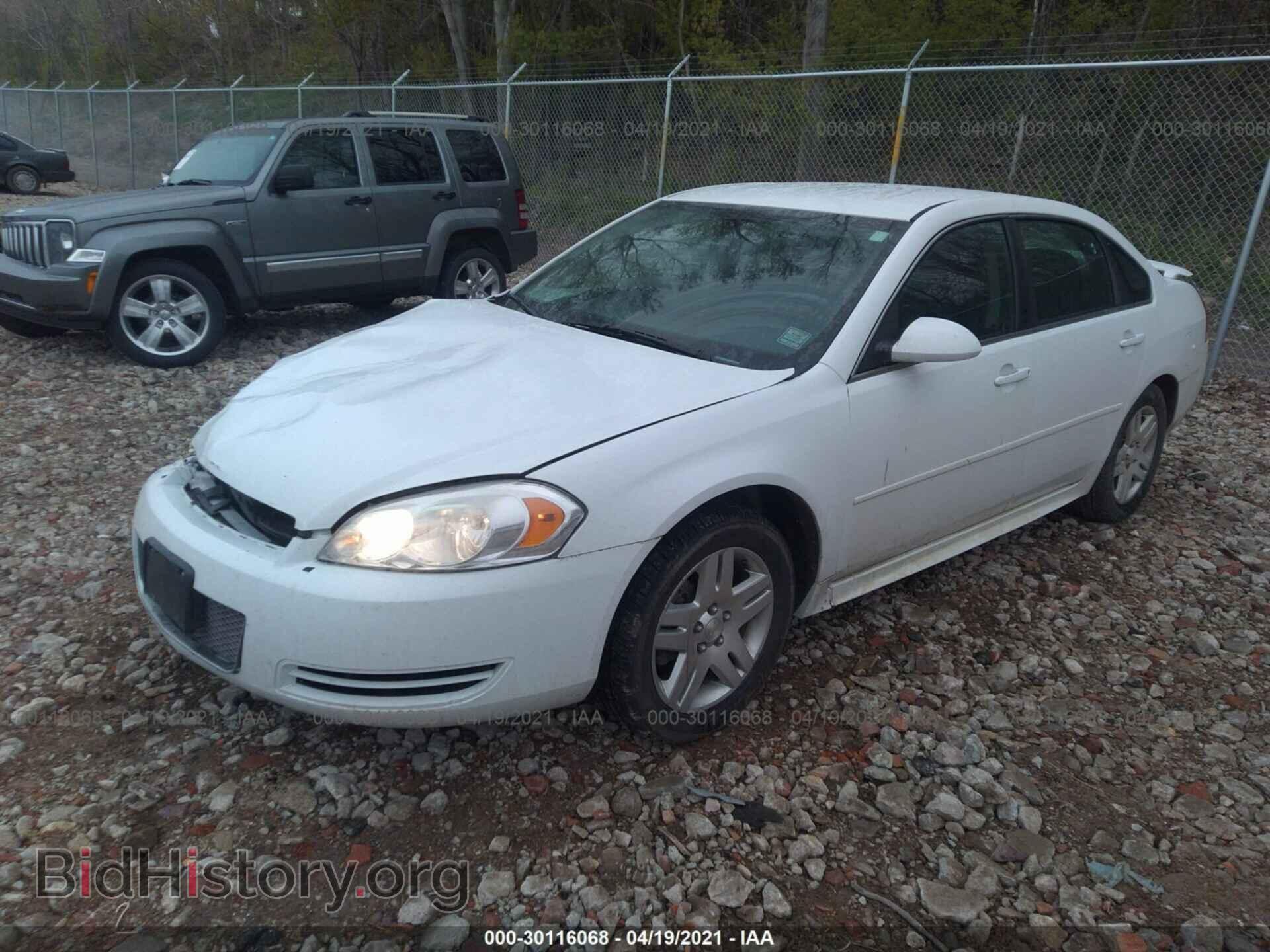 2013 CHEVROLET IMPALA - VIN: 2G1WB5E36D1202302 - Фото 2