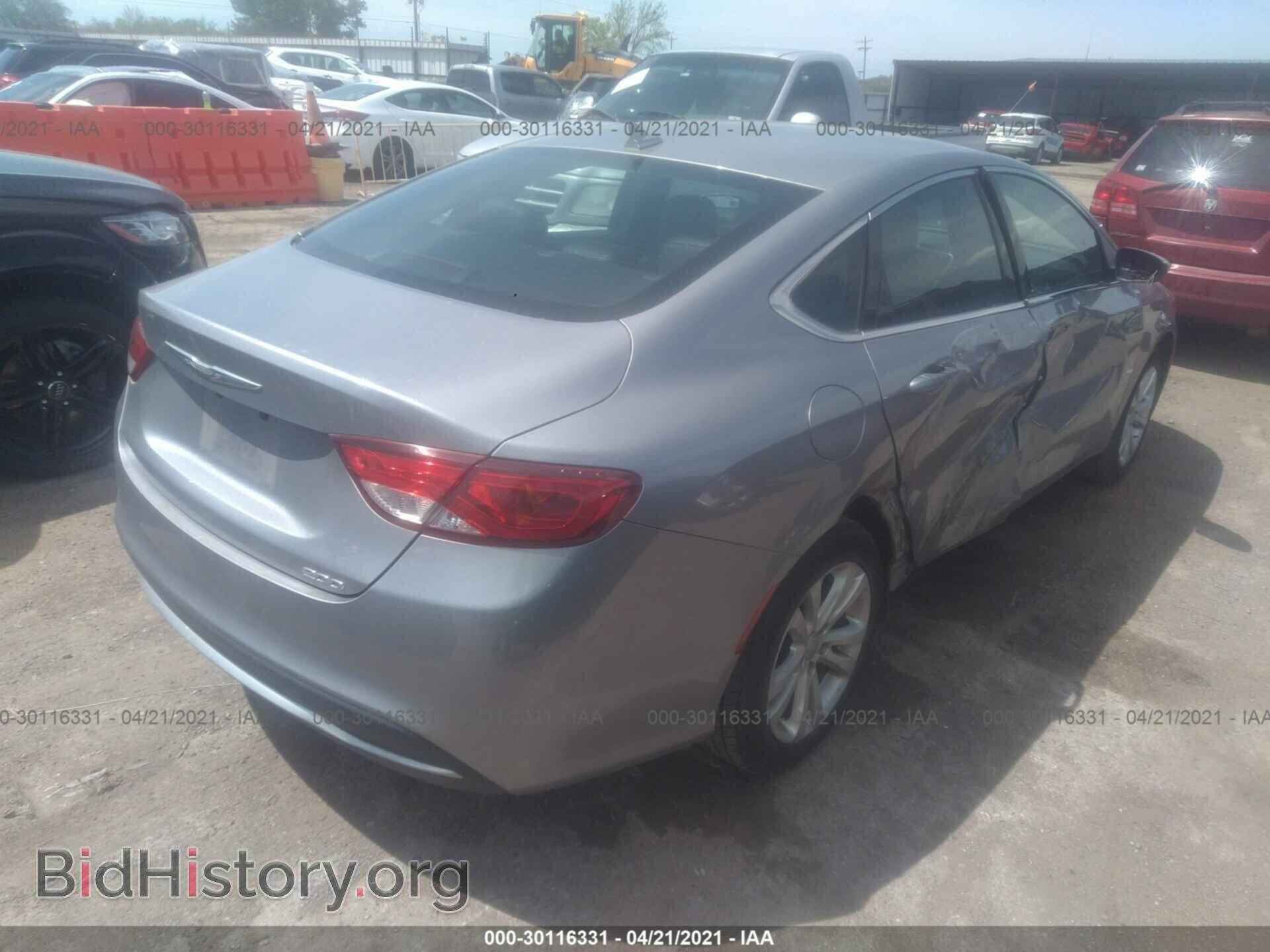 2016 CHRYSLER 200 - VIN: 1C3CCCABXGN179171 - Фото 4