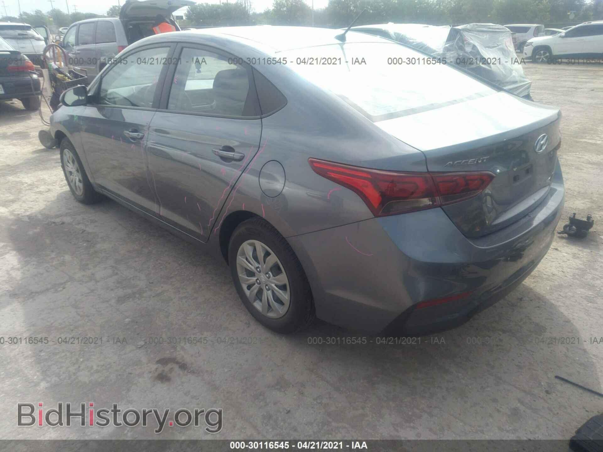 2019 HYUNDAI ACCENT - VIN: 3KPC24A35KE050393 - Фото 3
