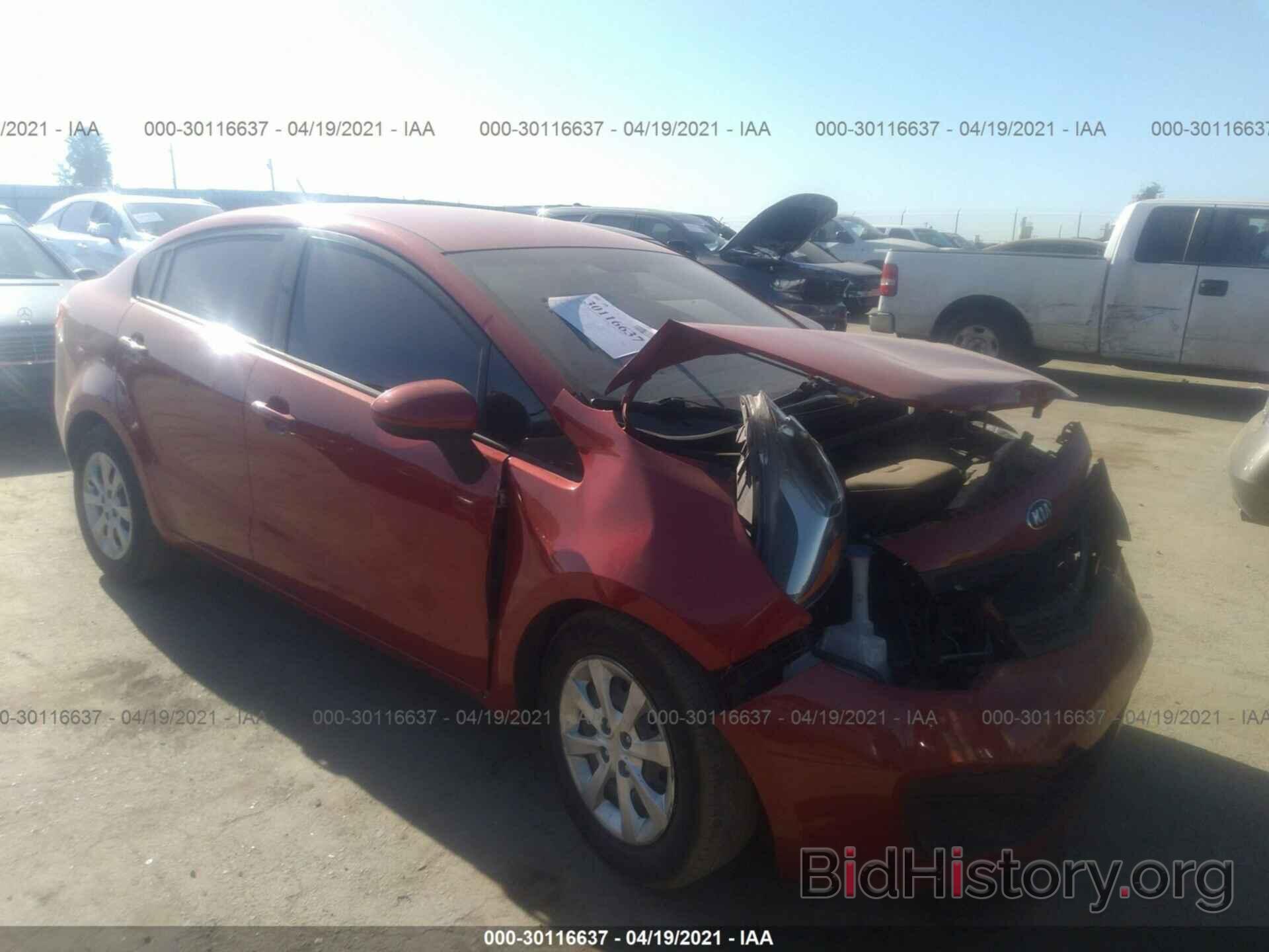 Photo KNADM4A35E6386972 - KIA RIO 2014