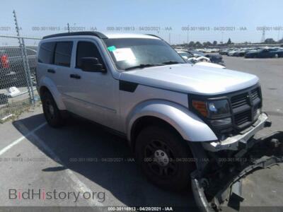 2010 Dodge NITRO SE, серебристый — VIN 1D4PT2GK8AW112409, IAAI