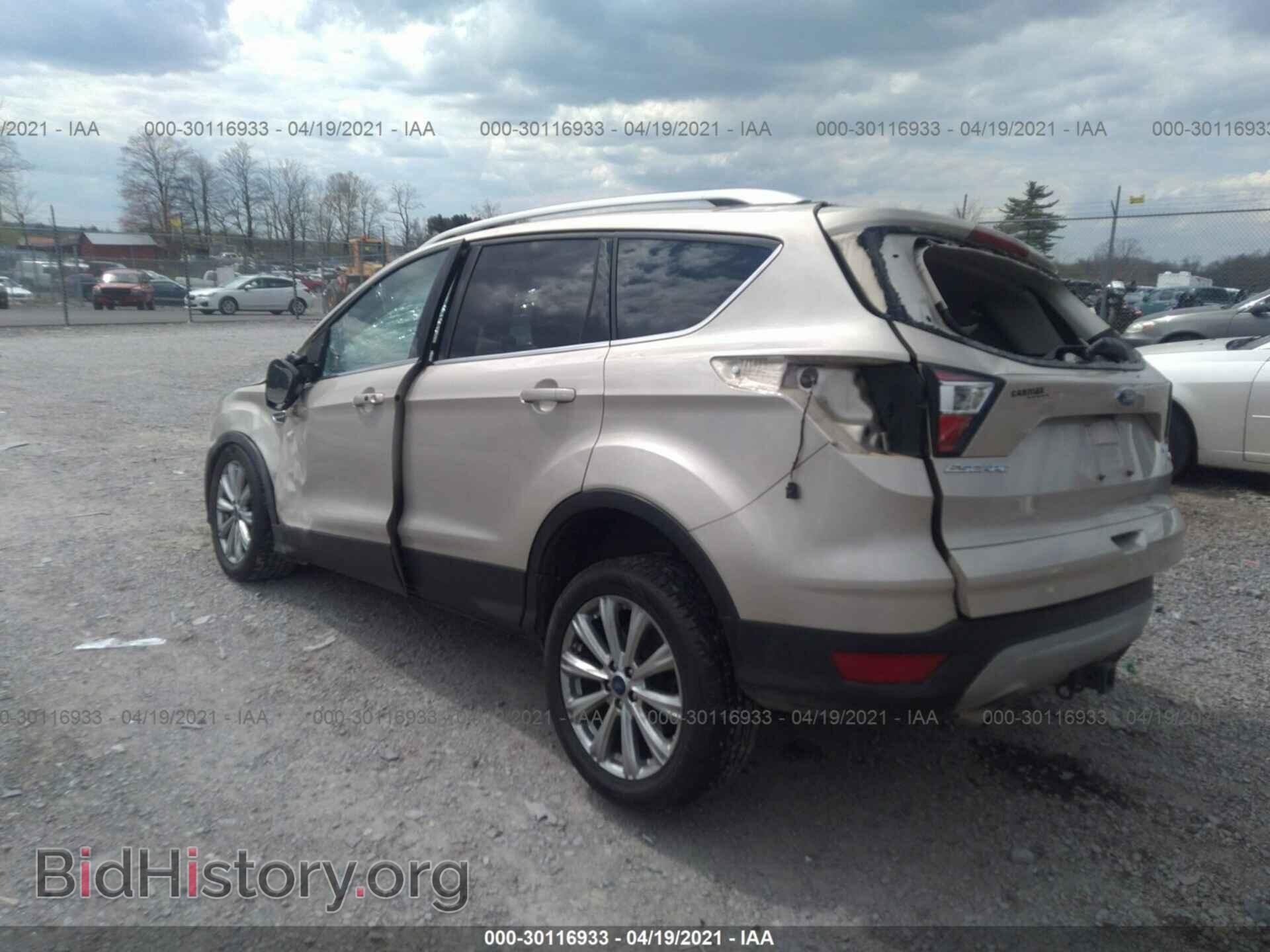 2017 FORD ESCAPE - VIN: 1FMCU0J99HUD72323 - Photo 3