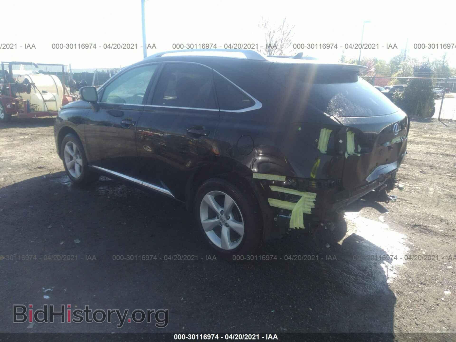 2013 LEXUS RX 350 - VIN: 2T2BK1BA5DC179884 - Фото 3
