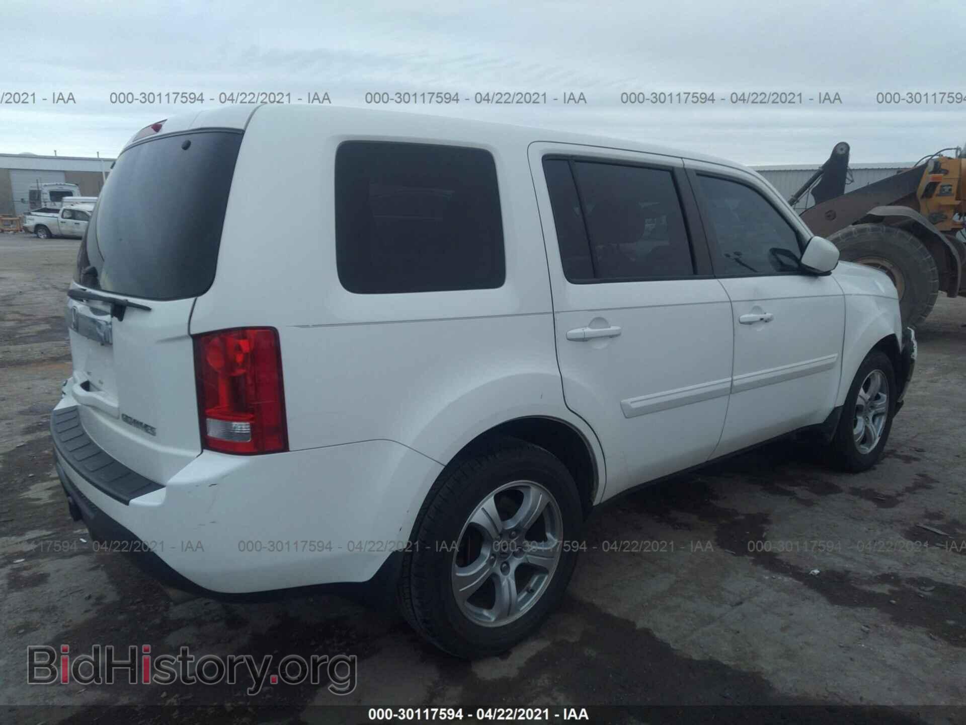 2012 HONDA PILOT - VIN: 5FNYF3H69CB006252 - Фото 4