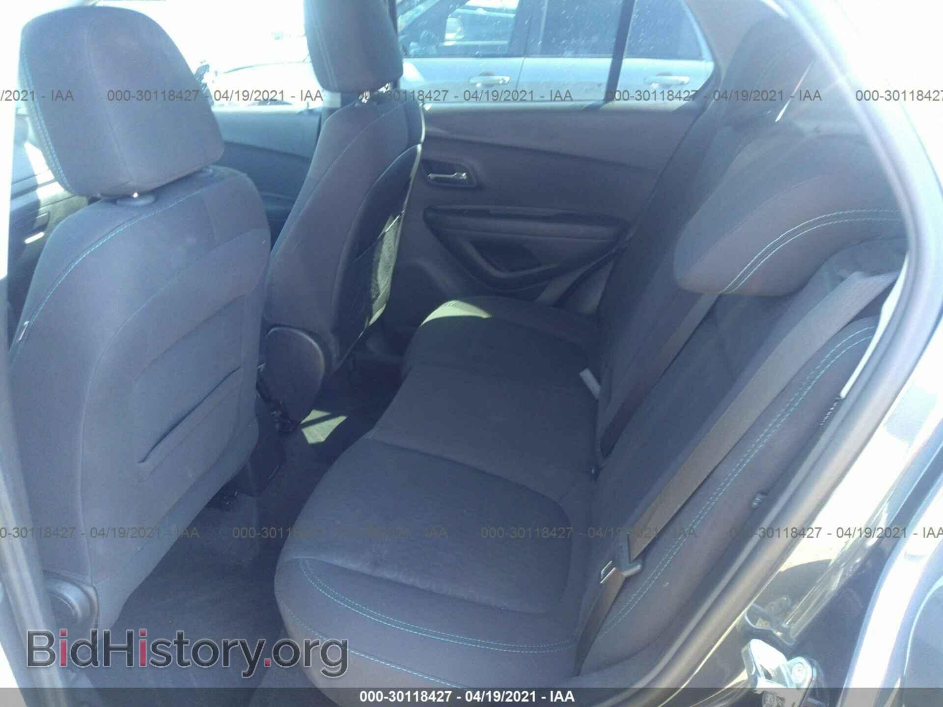 2016 CHEVROLET TRAX - VIN: 3GNCJKSB8GL204585 - Фото 8