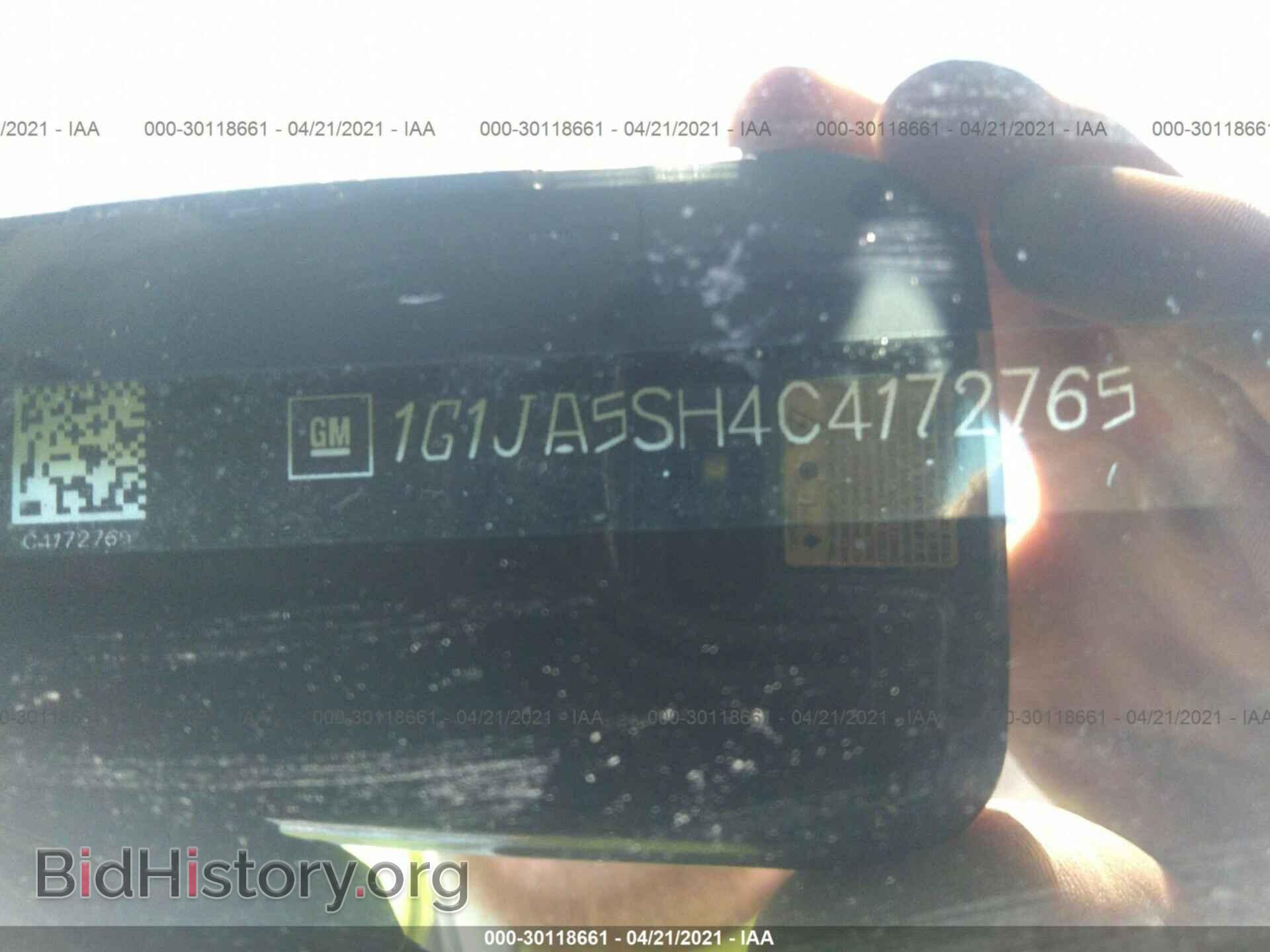 2012 CHEVROLET SONIC - VIN: 1G1JA5SH4C4172765 - Фото 9
