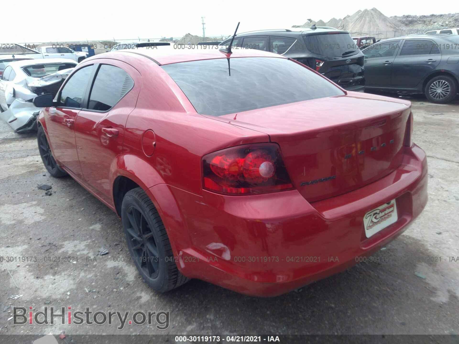 2013 DODGE AVENGER - VIN: 1C3CDZAG7DN749537 - Фото 3