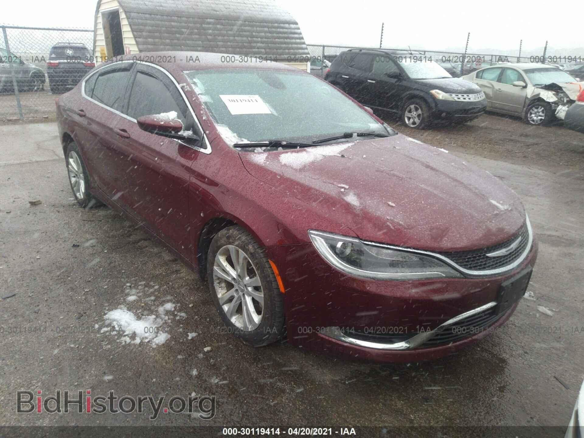 Фотография 1C3CCCAB6FN606053 - CHRYSLER 200 2015