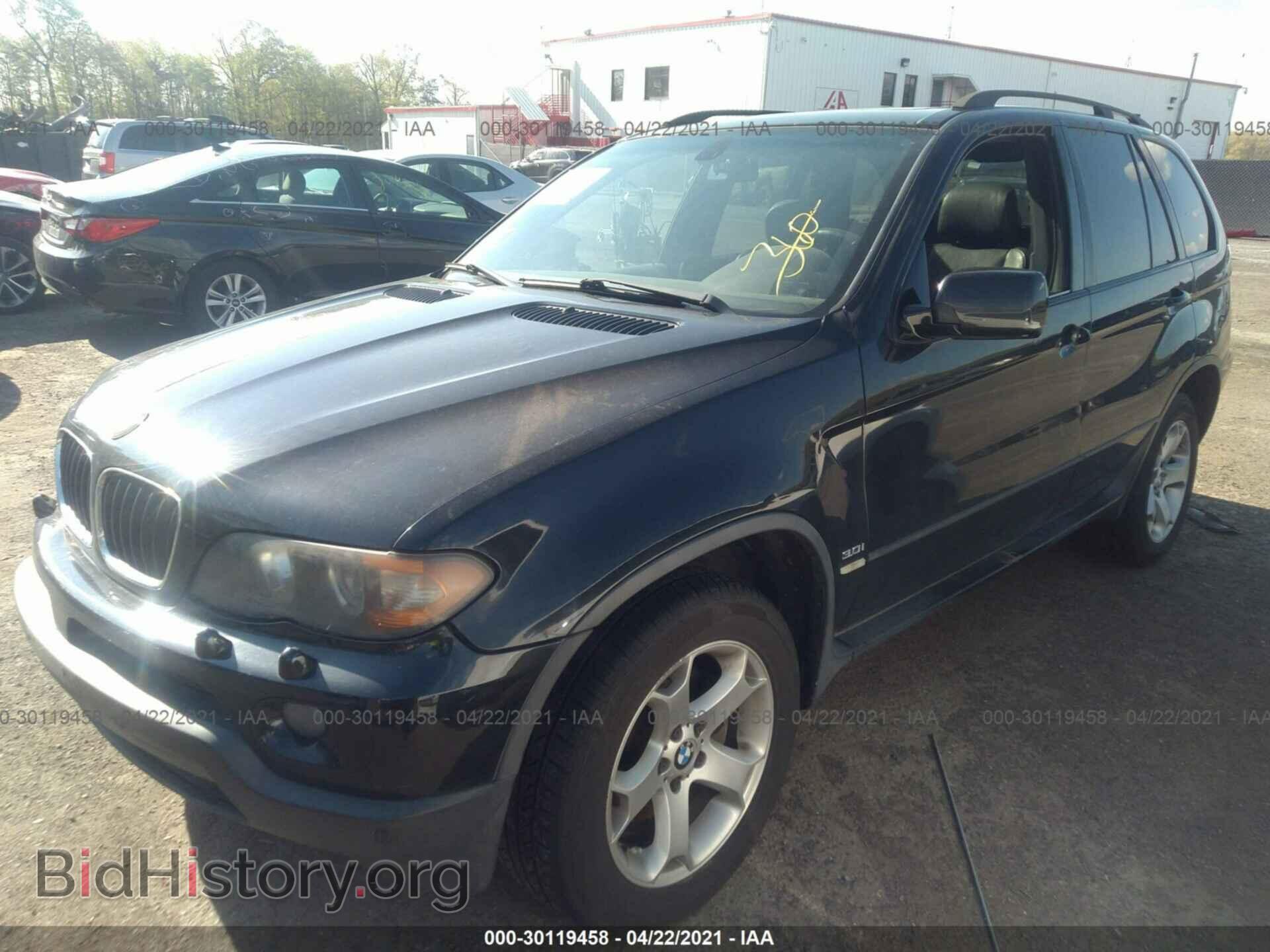 2006 BMW X5 - VIN: 5UXFA13576LY37032 - Фото 2