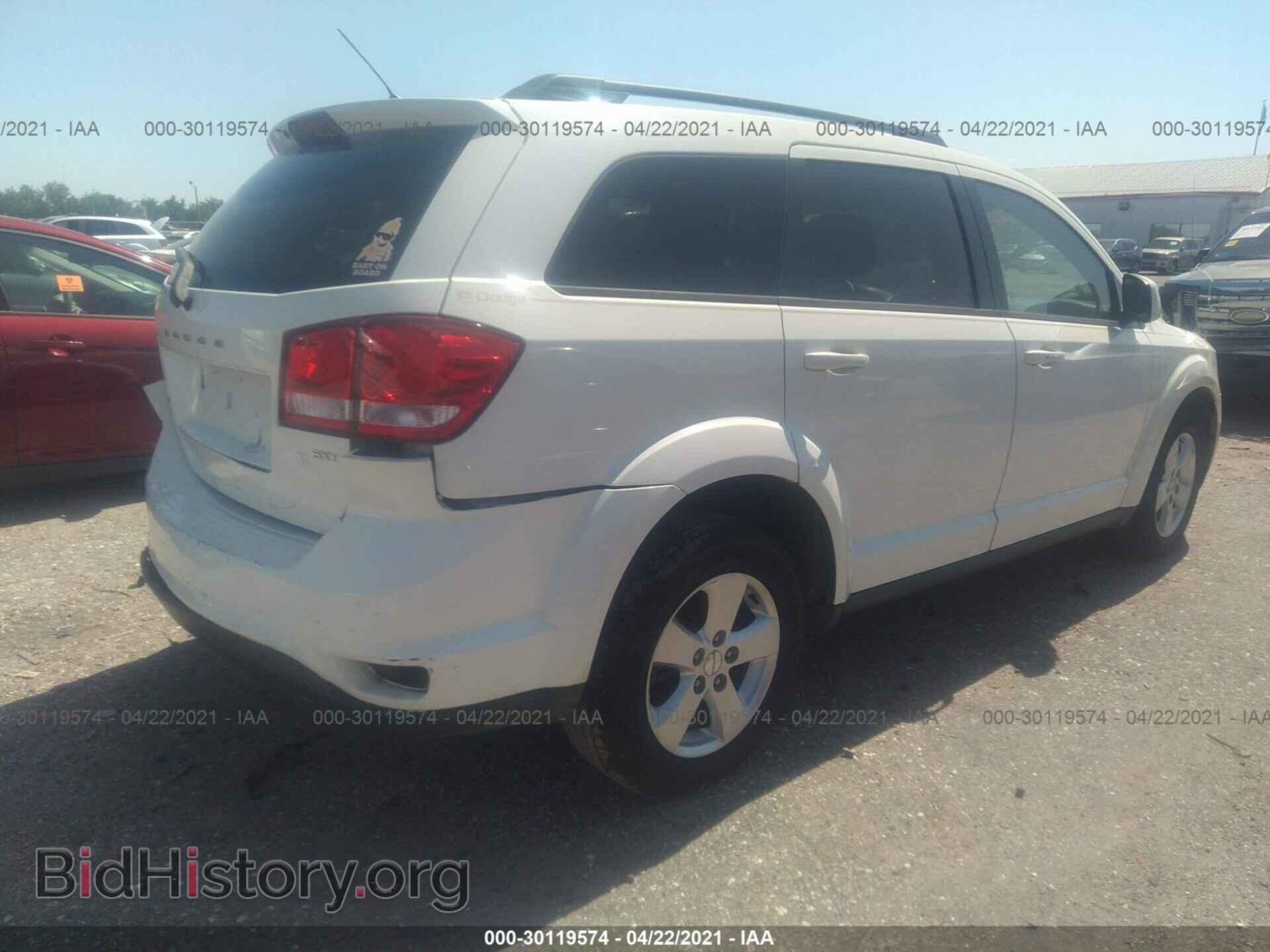 2012 DODGE JOURNEY - VIN: 3C4PDCBB3CT394846 - Фото 4